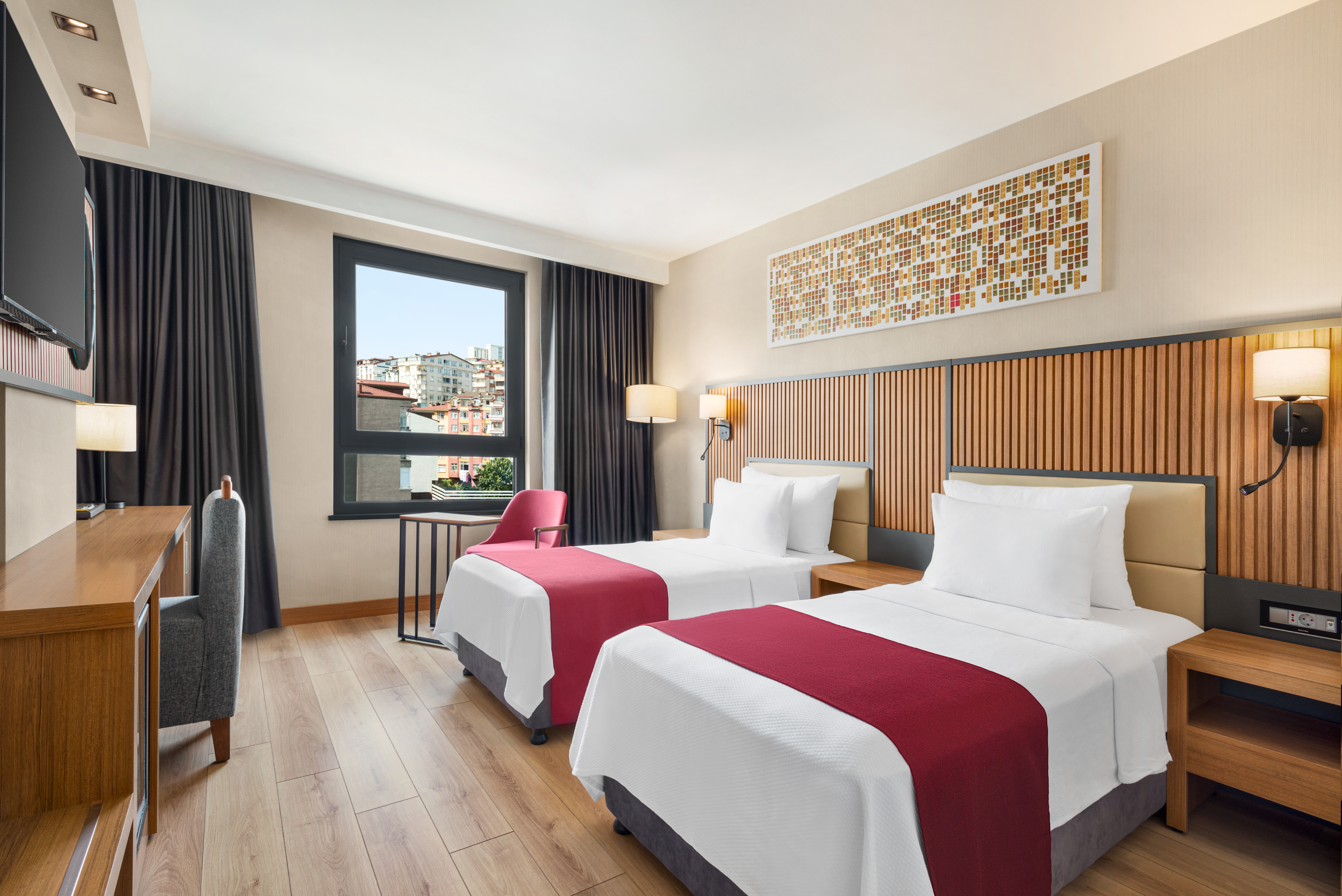 Guest room at the Ramada Plaza by Wyndham Ordu in Ordu, Other than US/Canada