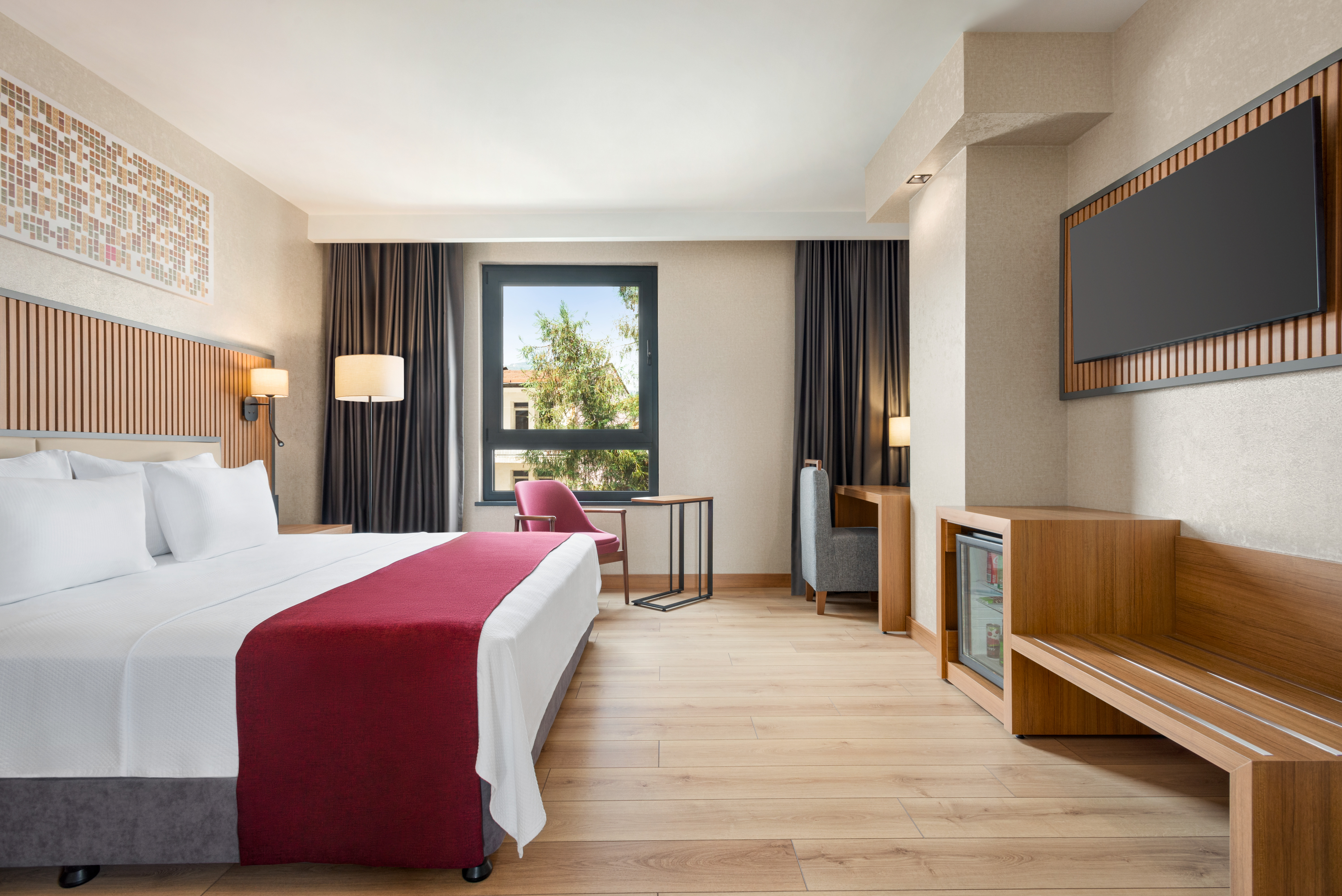 Guest room at the Ramada Plaza by Wyndham Ordu in Ordu, Other than US/Canada