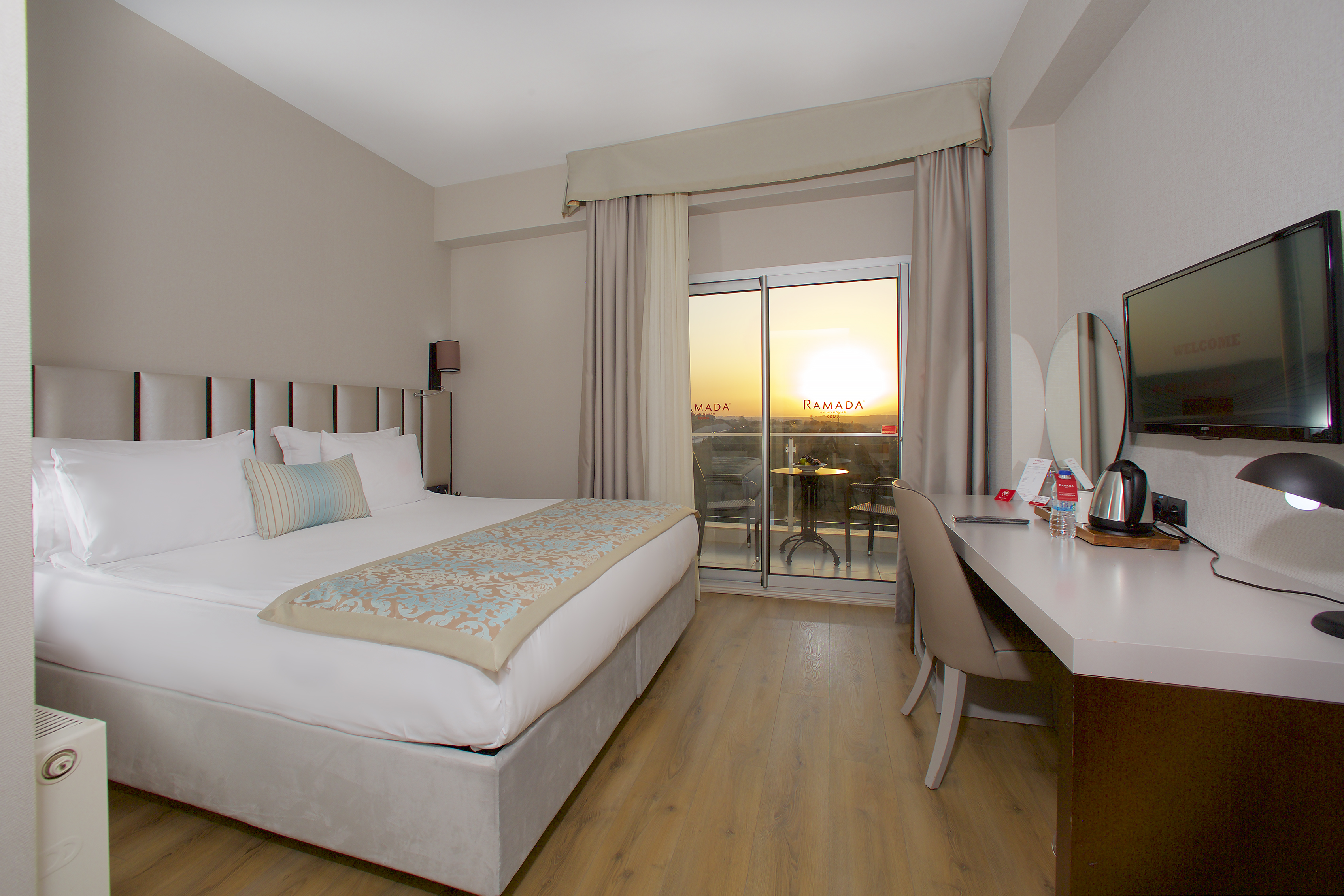Guest room at the Ramada by Wyndham Soma in Soma, Other than US/Canada