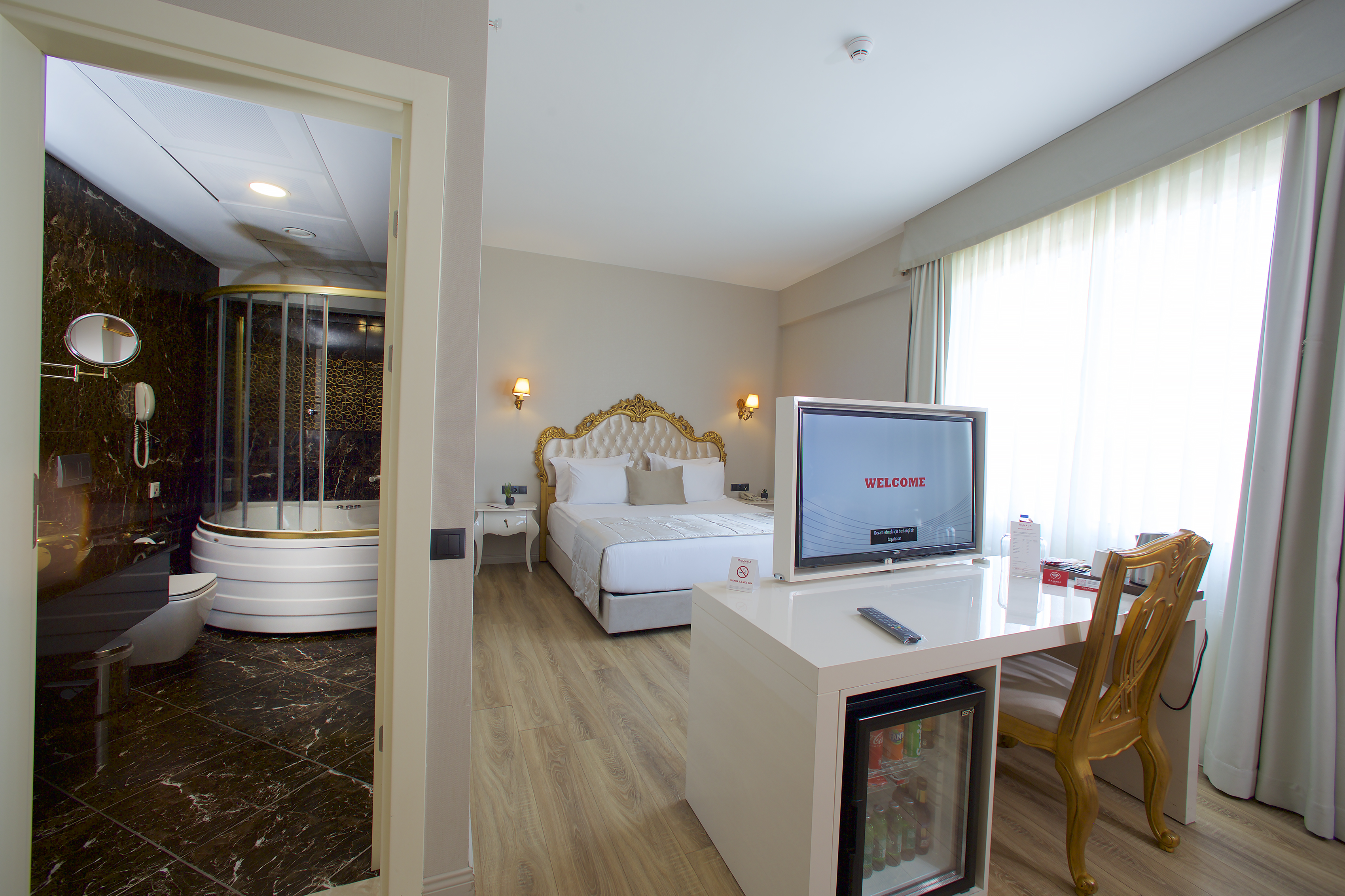 Guest room at the Ramada by Wyndham Soma in Soma, Other than US/Canada