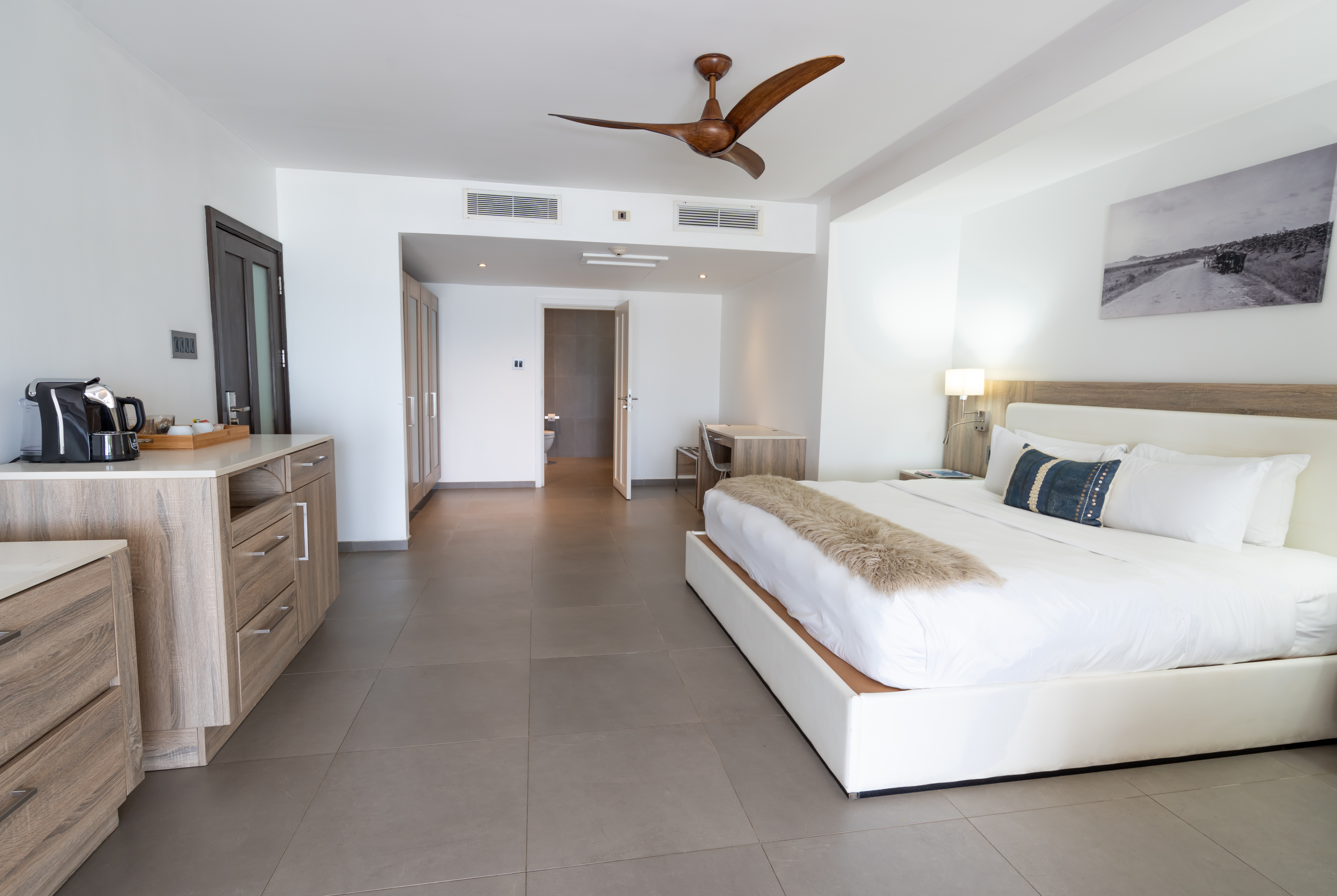 Guest room at the Hodges Bay Resort & Spa, an HQ Luxury Resort & Residences in St. Johns, Other than US/Canada