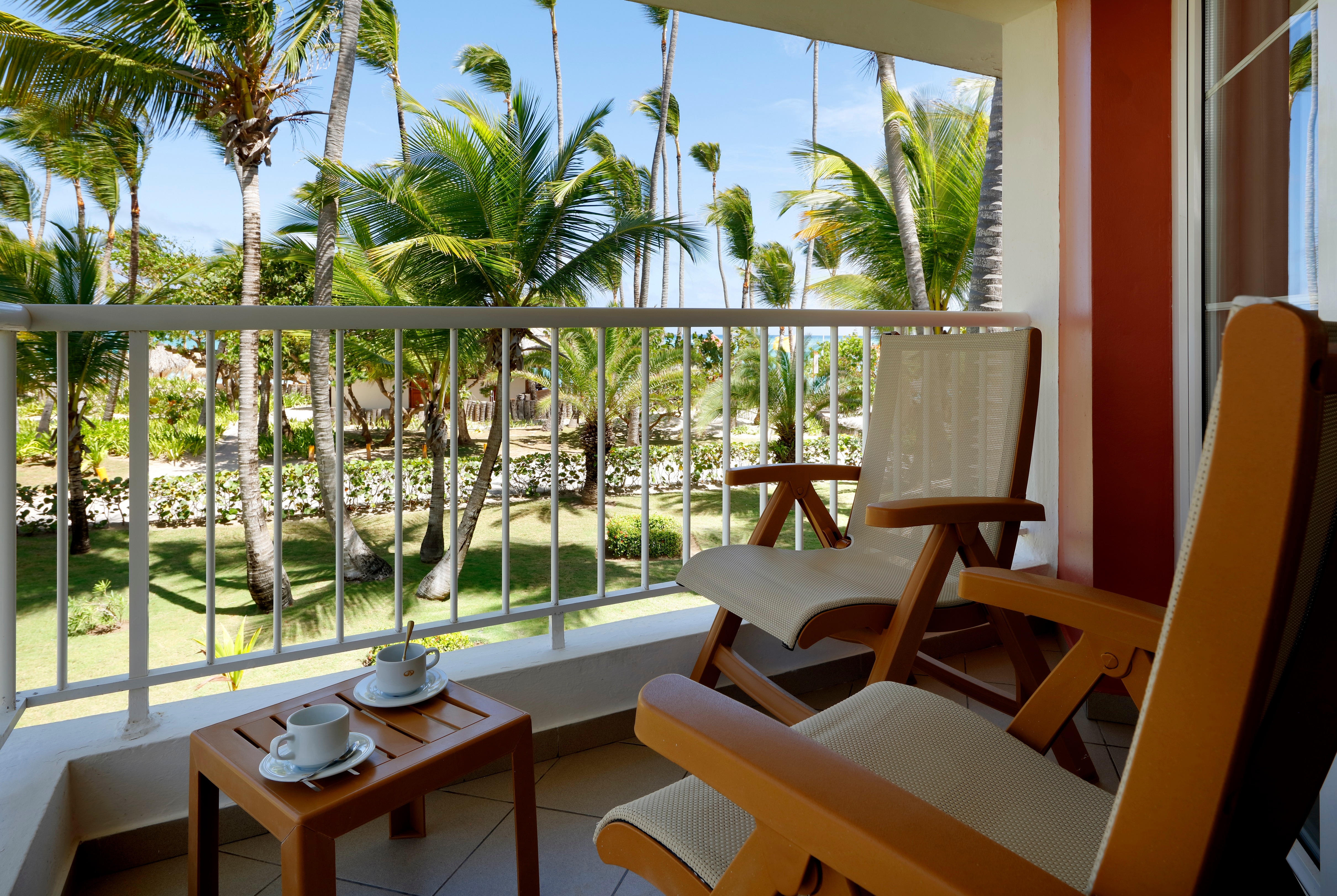 Guest room patio at the Grand Palladium Select Bavaro, All Inclusive Resort & Spa in Punta Cana, Other than US/Canada