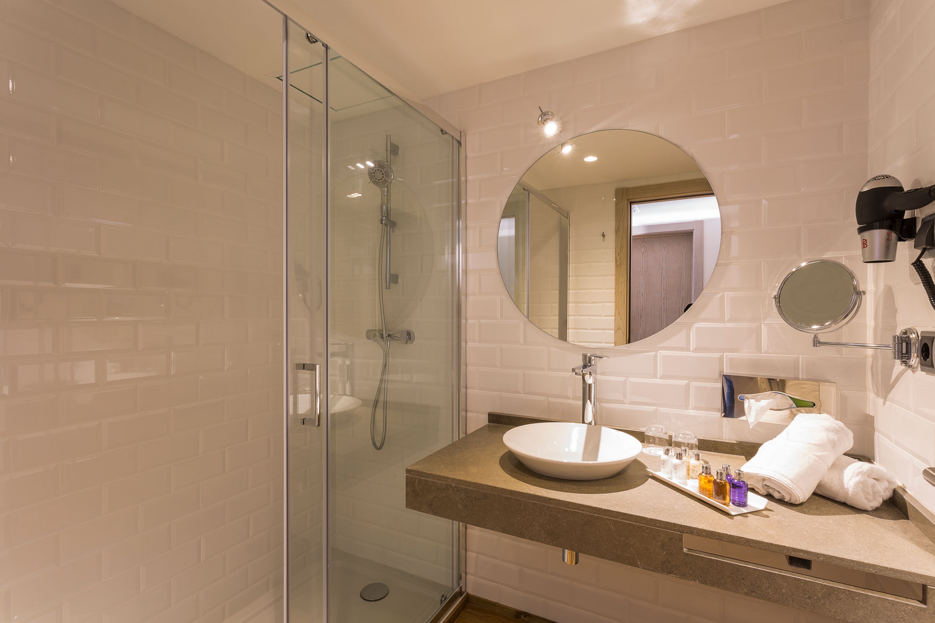 Guest room bath at the Grand Palladium White Island Resort & Spa in Sant Jordi De Ses Salines, Other than US/Canada