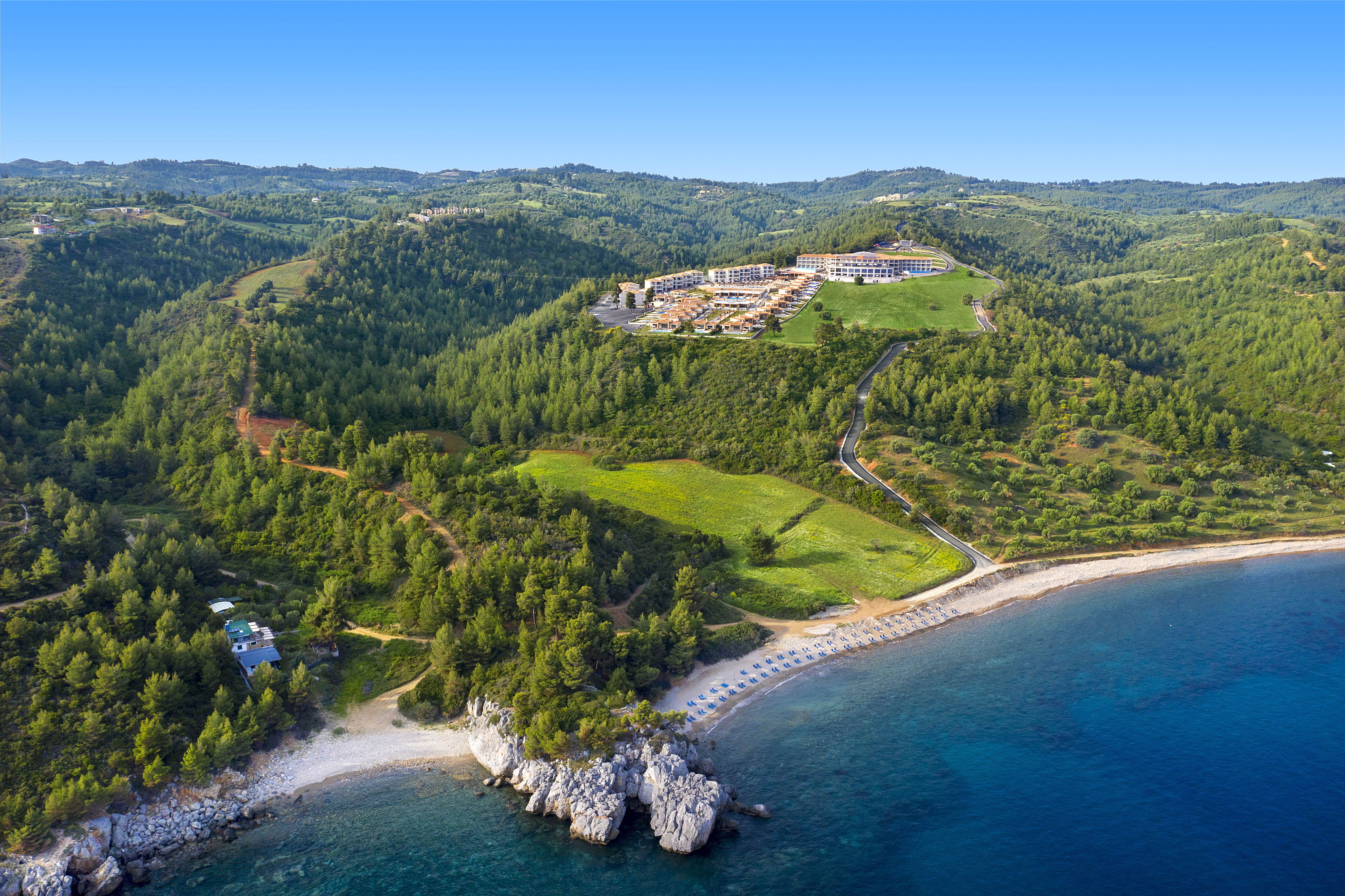 Exterior of Zeus Eleva Ajul, a Registry Collection Hotel hotel in Agia Paraskevi Chalikidi, Other than US/Canada