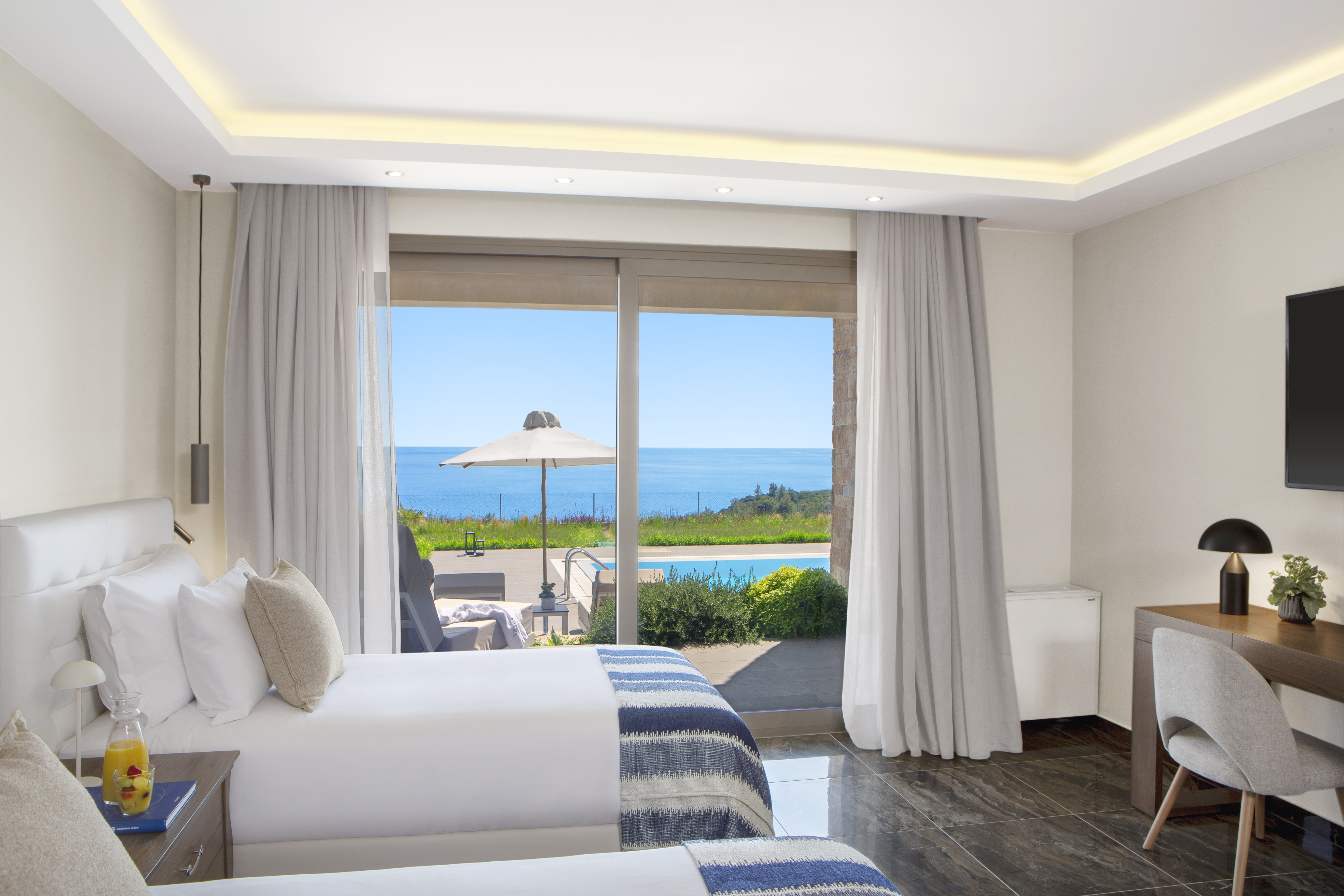 Guest room at the Zeus Eleva Ajul, a Registry Collection Hotel in Agia Paraskevi Chalikidi, Other than US/Canada