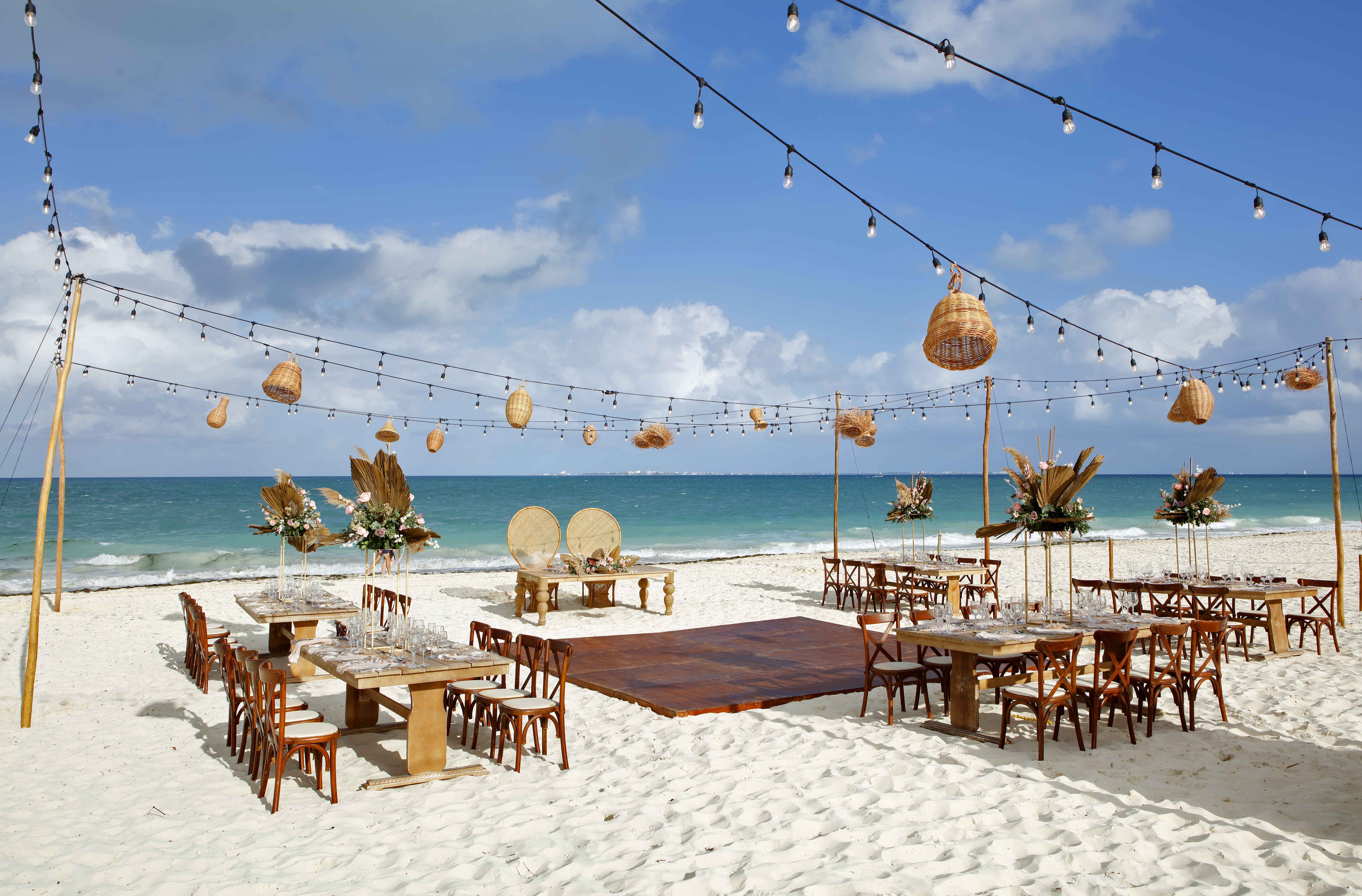TRS Coral Costa Mujeres, a Registry Collection Hotel ballroom wedding in Cancun, Other than US/Canada