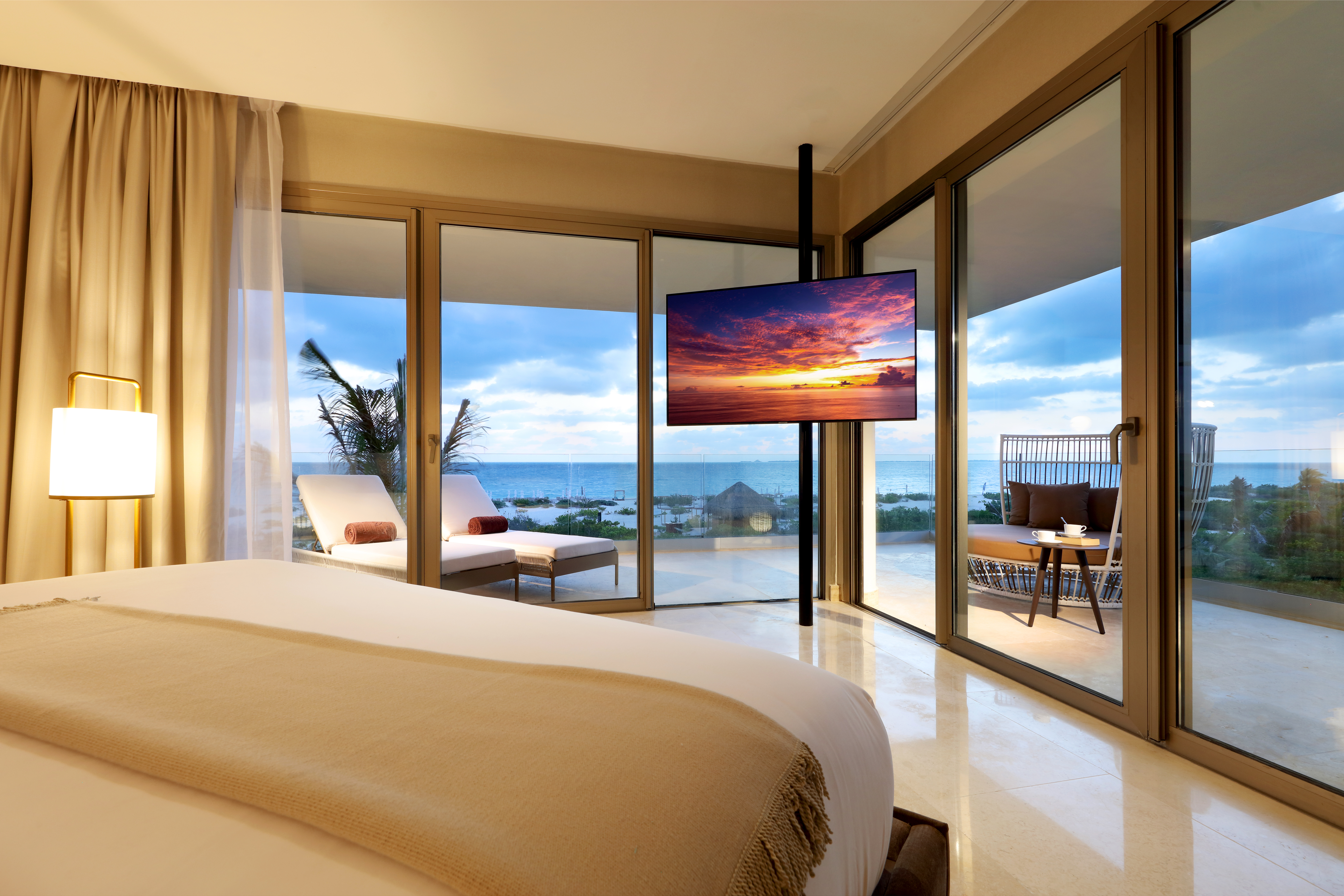 Guest room at the TRS Coral Costa Mujeres, a Registry Collection Hotel in Cancun, Other than US/Canada