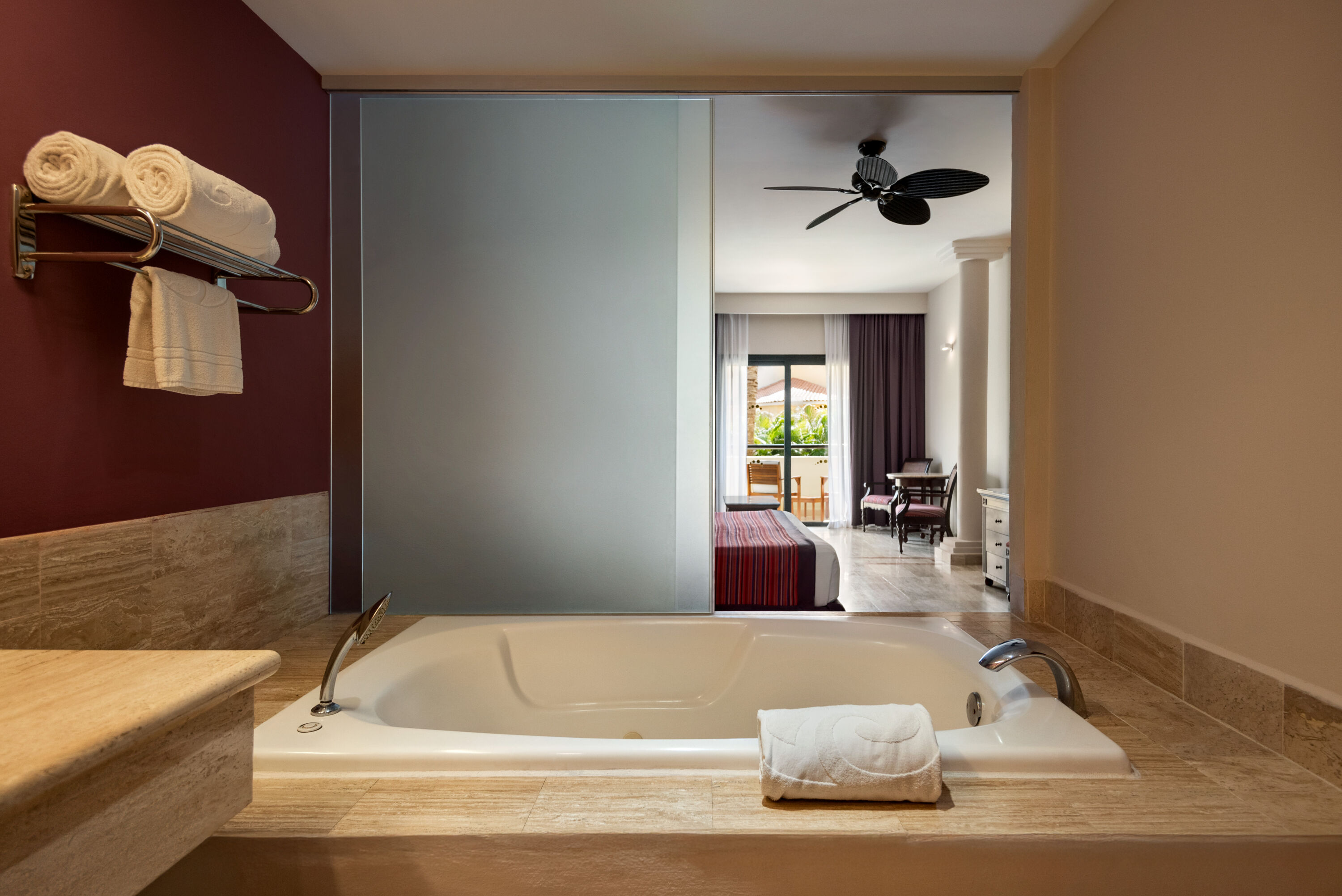 Guest room bath at the Grand Palladium Vallarta, All Inclusive Resort & Spa in Punta Mita, Other than US/Canada