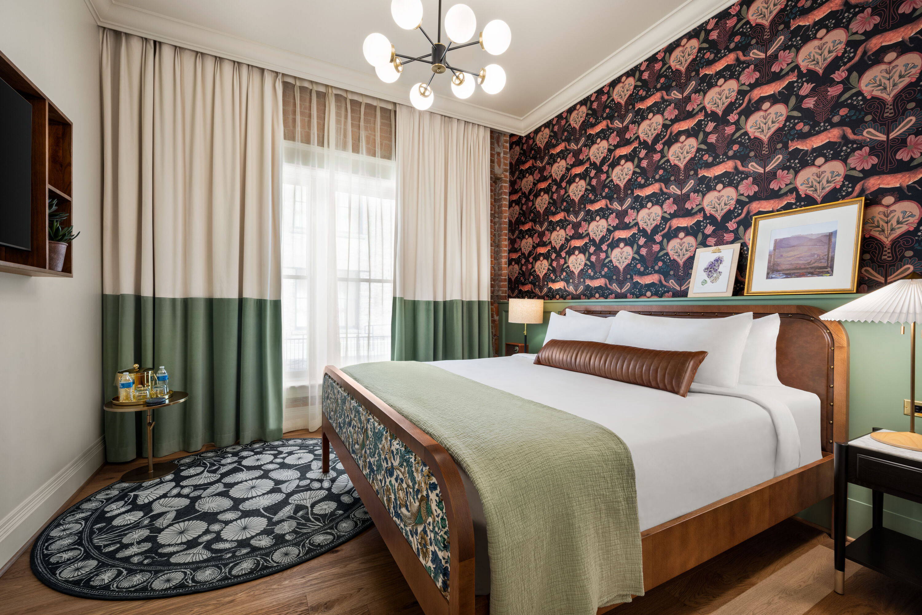 Guest room at the The Mining Exchange Hotel, a Registry Collection Hotel in Colorado Springs, Colorado