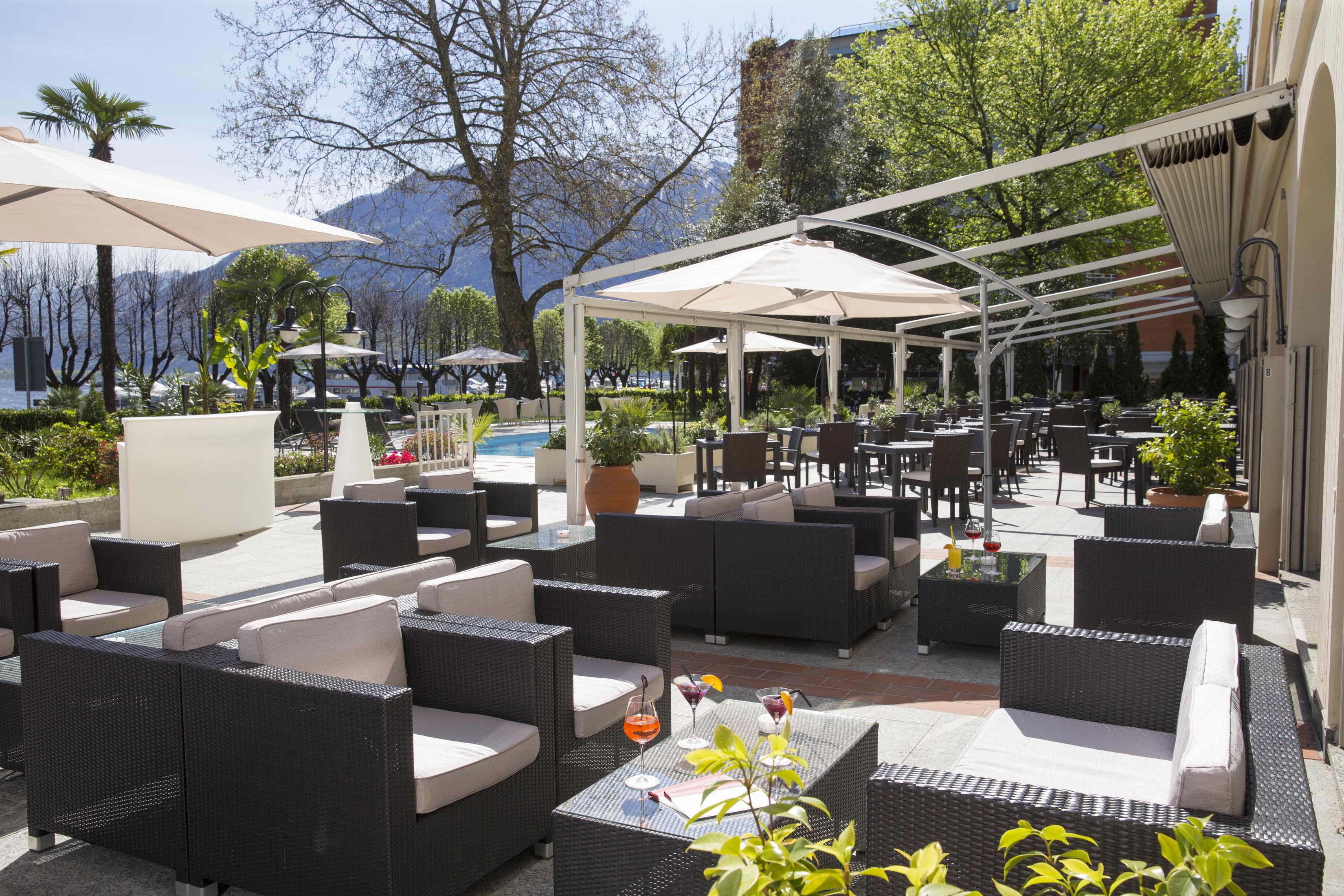Courtyard at Hotel Arcadia Locarno, a Trademark Collection by Wyndham in Locarno, Other than US/Canada