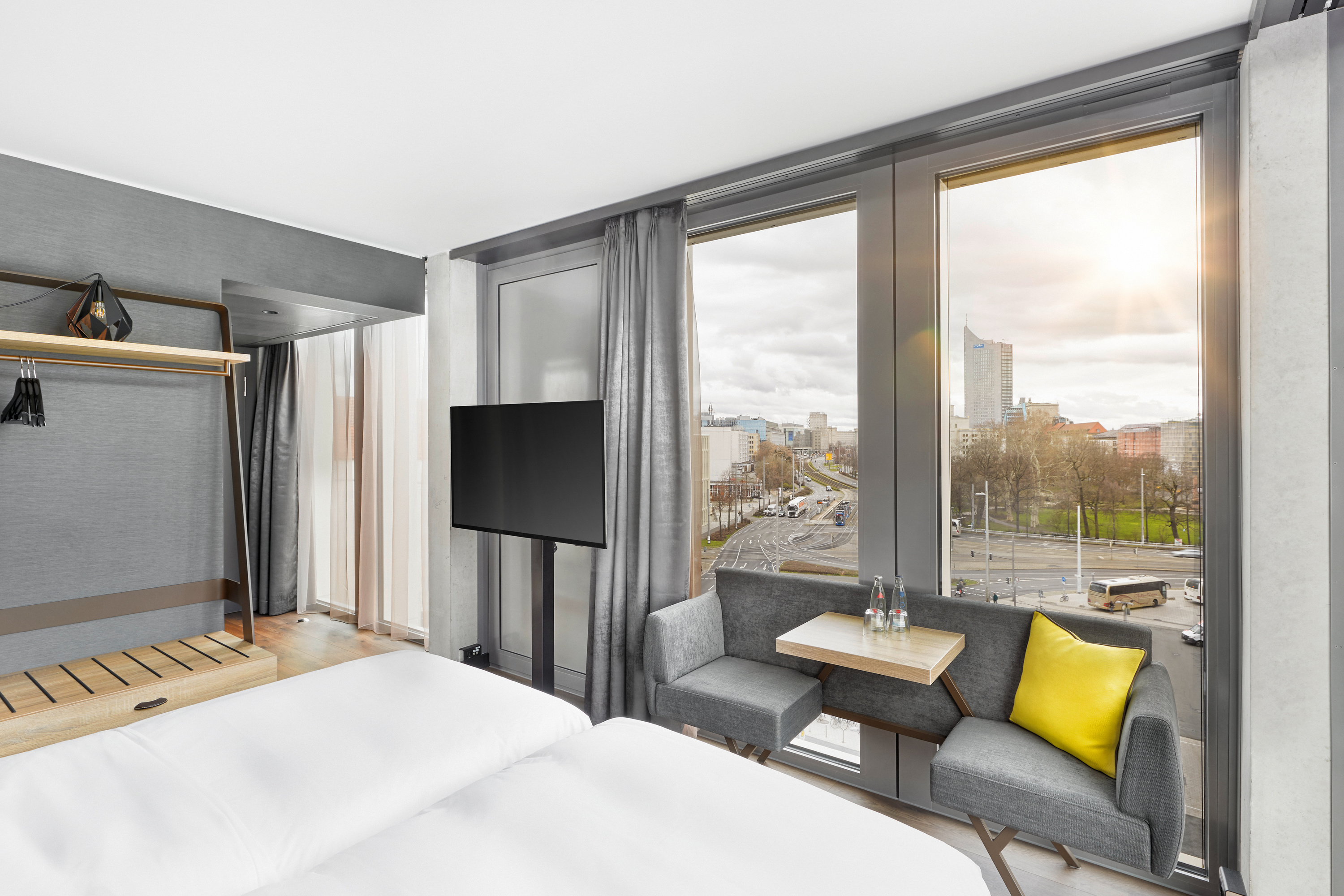 Guest room at the Hyperion Hotel Leipzig in Leipzig, Other than US/Canada