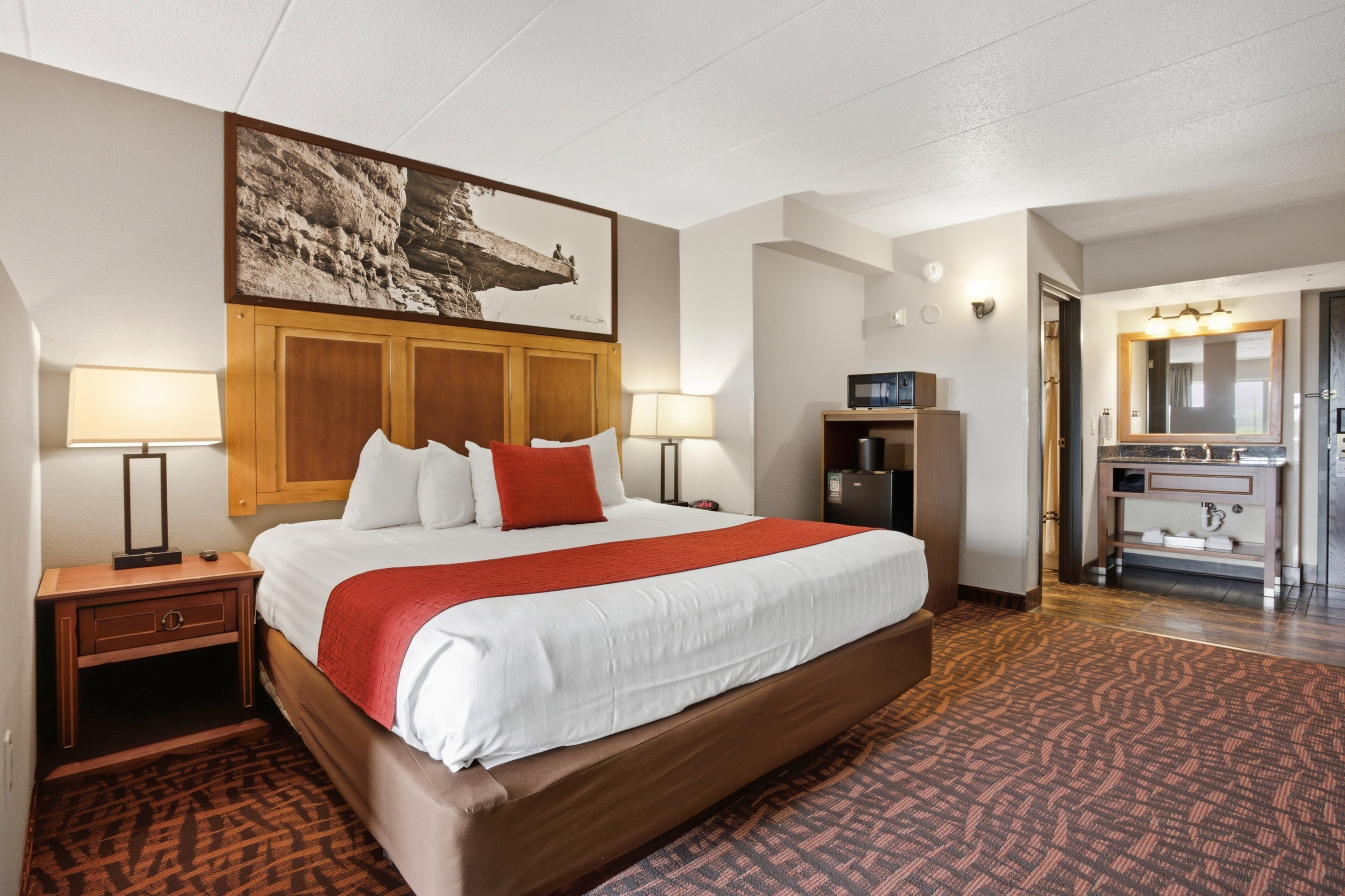 Guest room at the Chula Vista Resort, Trademark Collection by Wyndham in Wisconsin Dells, Wisconsin