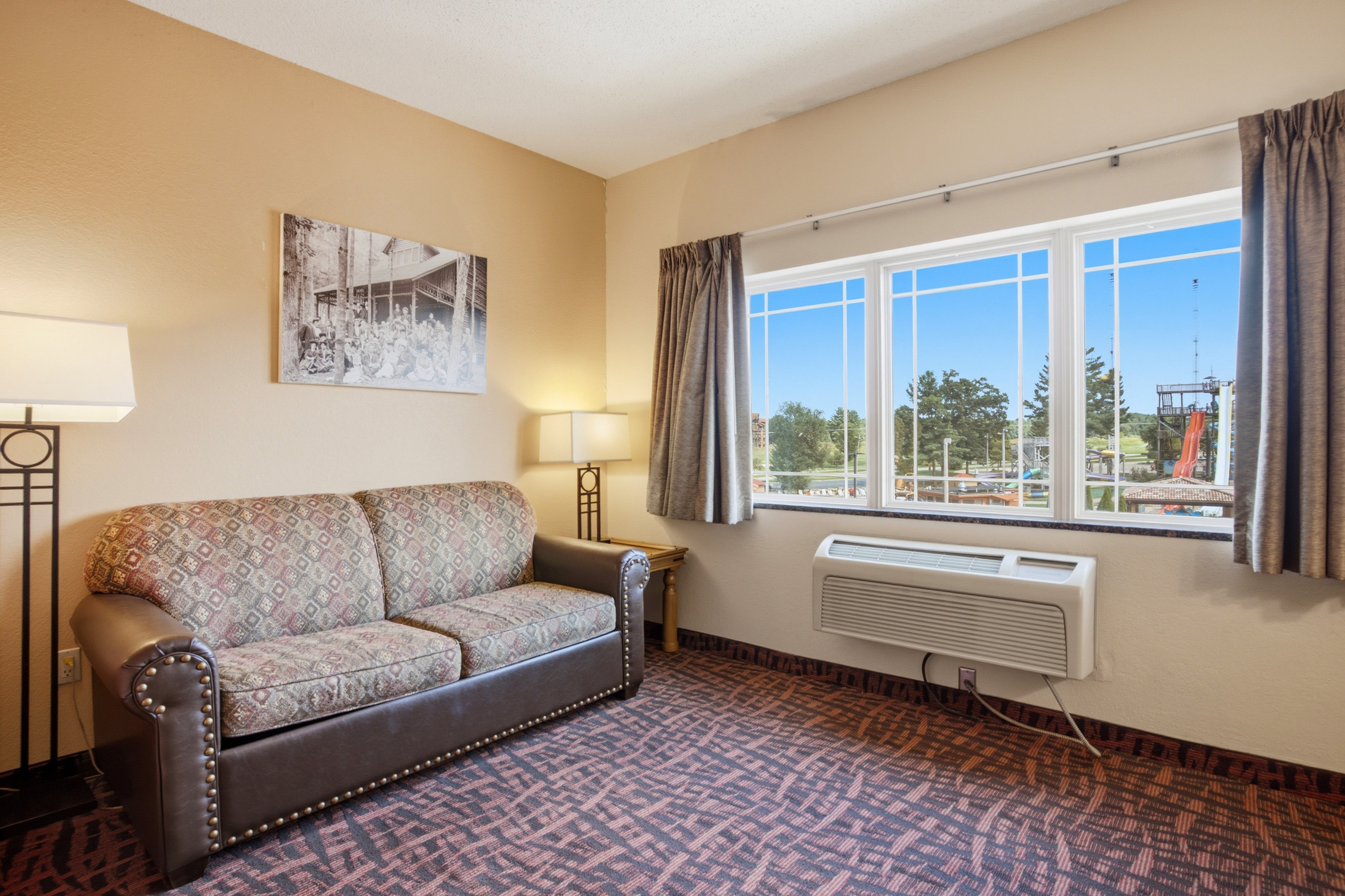 Guest room at the Chula Vista Resort, Trademark Collection by Wyndham in Wisconsin Dells, Wisconsin