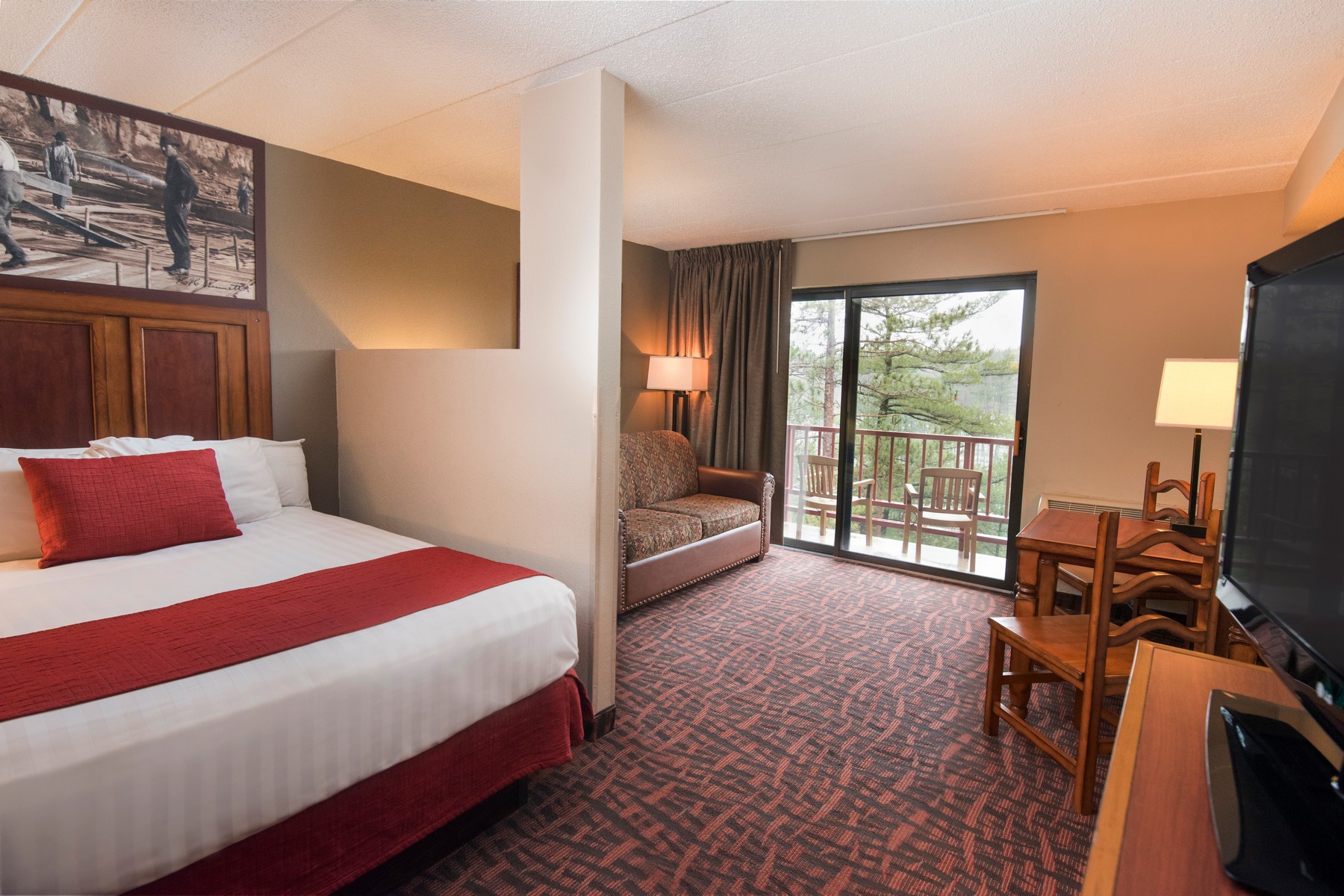 Guest room at the Chula Vista Resort, Trademark Collection by Wyndham in Wisconsin Dells, Wisconsin
