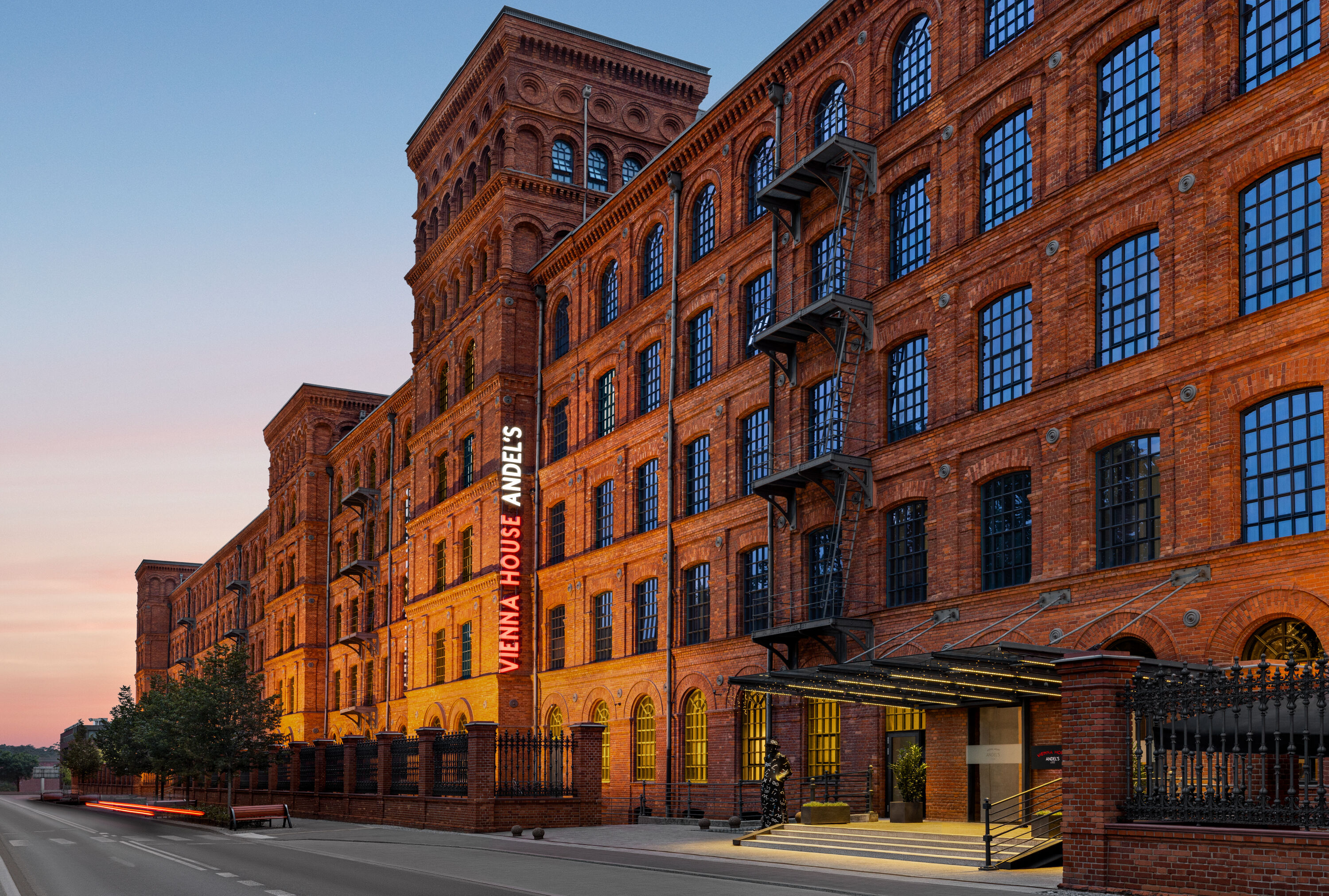 Exterior of Vienna House by Wyndham Andel's Lodz hotel in Lodz, Other than US/Canada