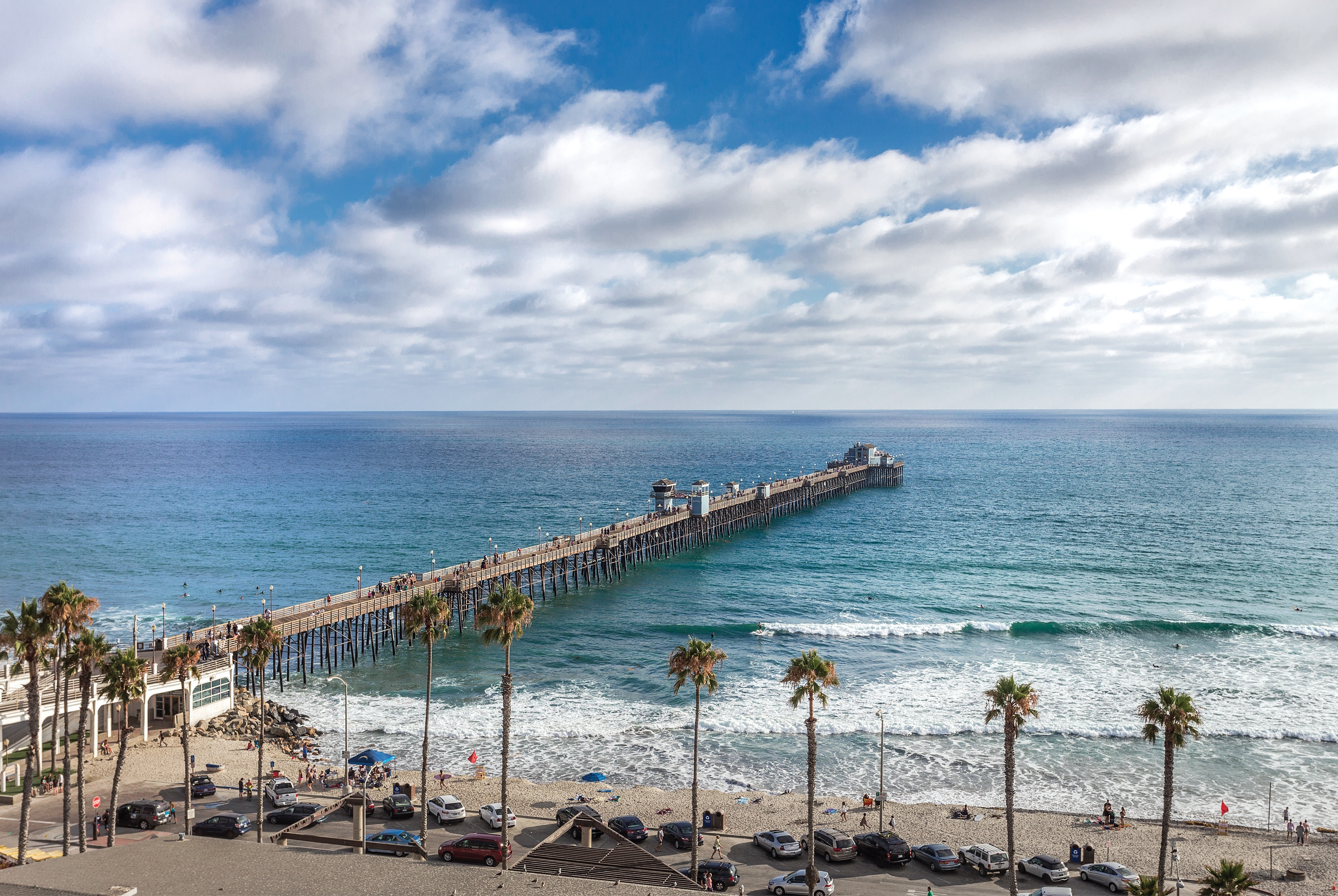Beach near Club Wyndham Oceanside Pier Resort in Oceanside, California