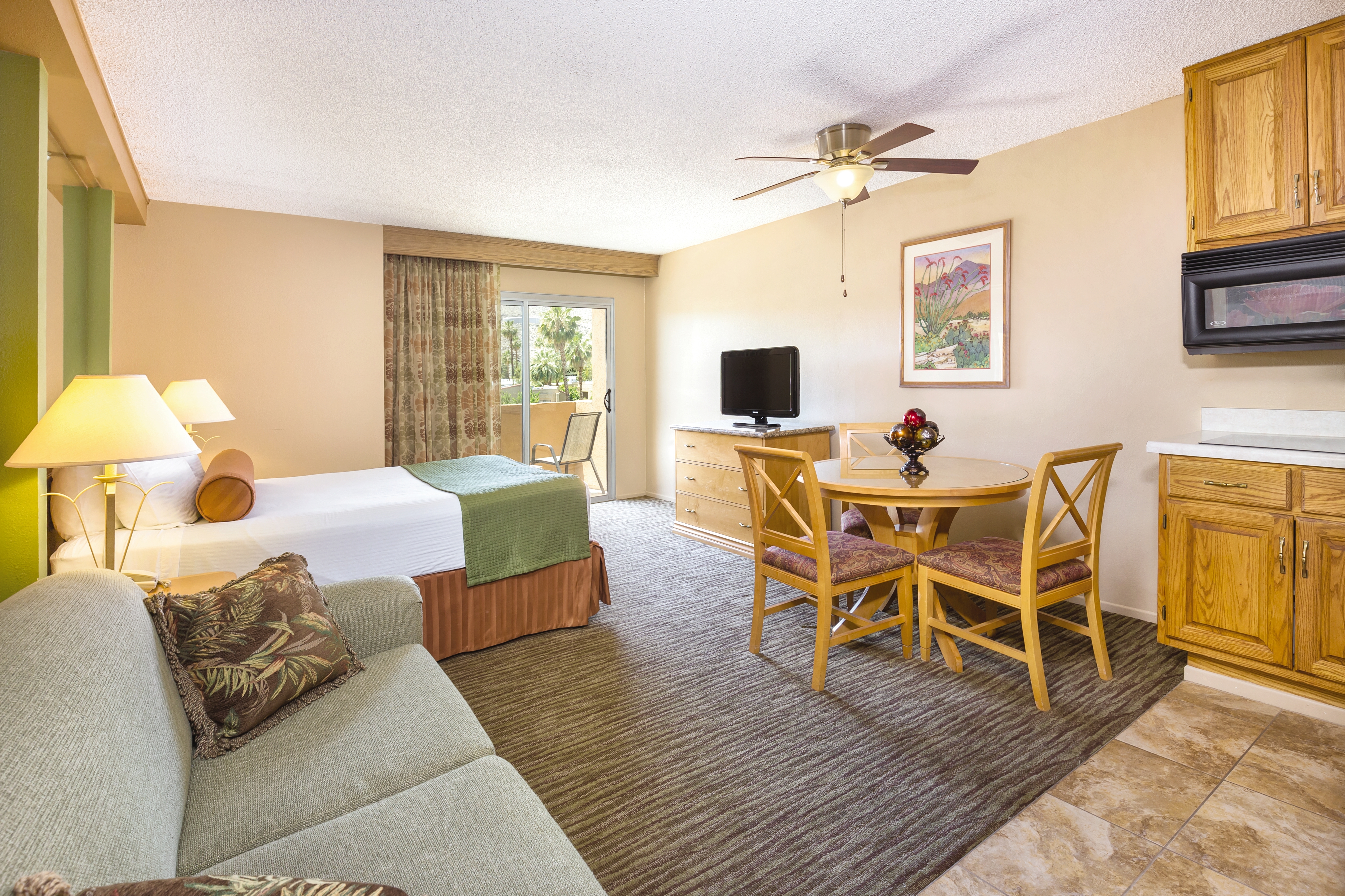 Guest room at the WorldMark Palm Springs - Plaza Resort and Spa in Palm Springs, California
