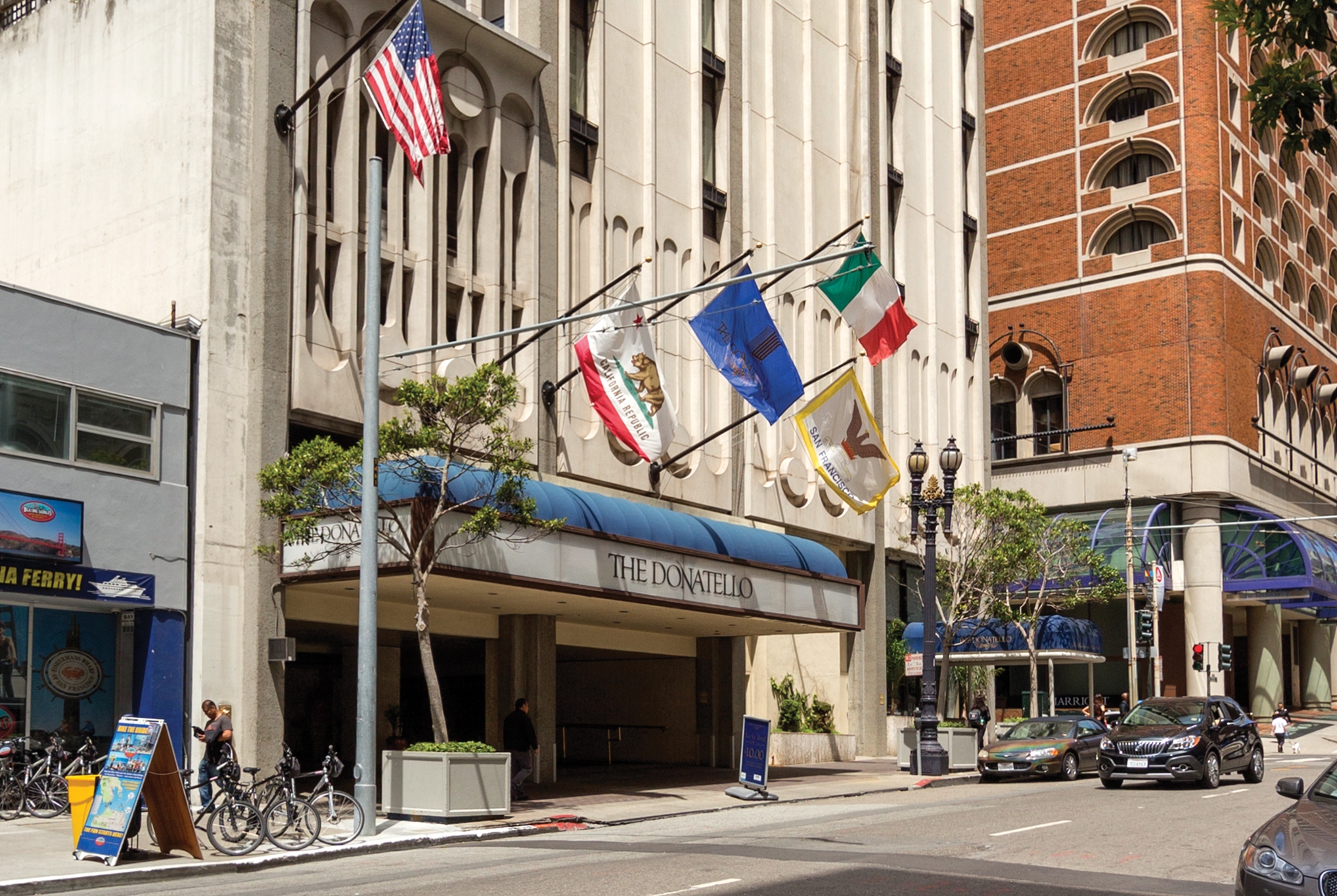 Exterior Day Image of The Donatello hotel in San Francisco, California