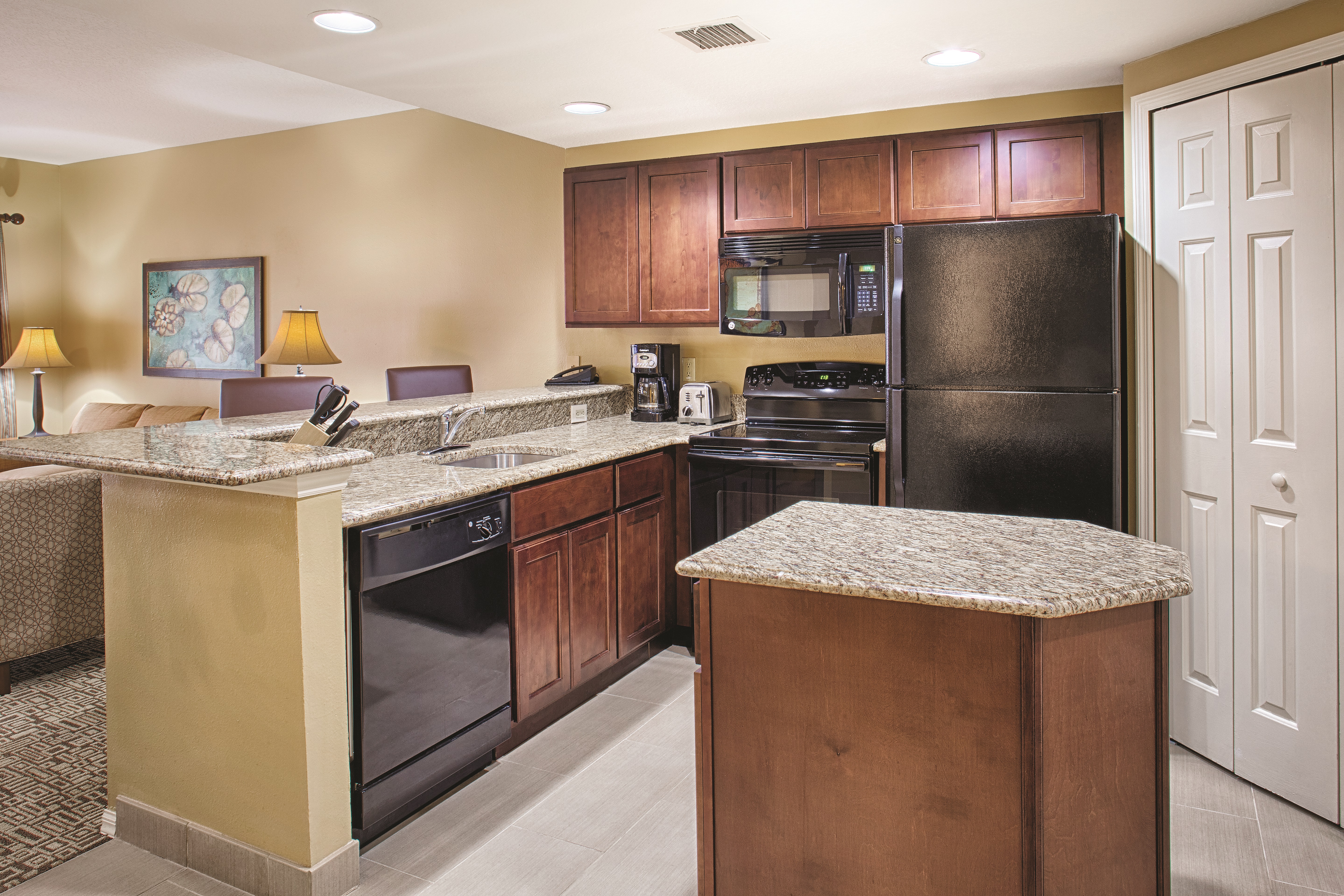 Club Wyndham Cypress Palms suite kitchen in Kissimmee, Florida