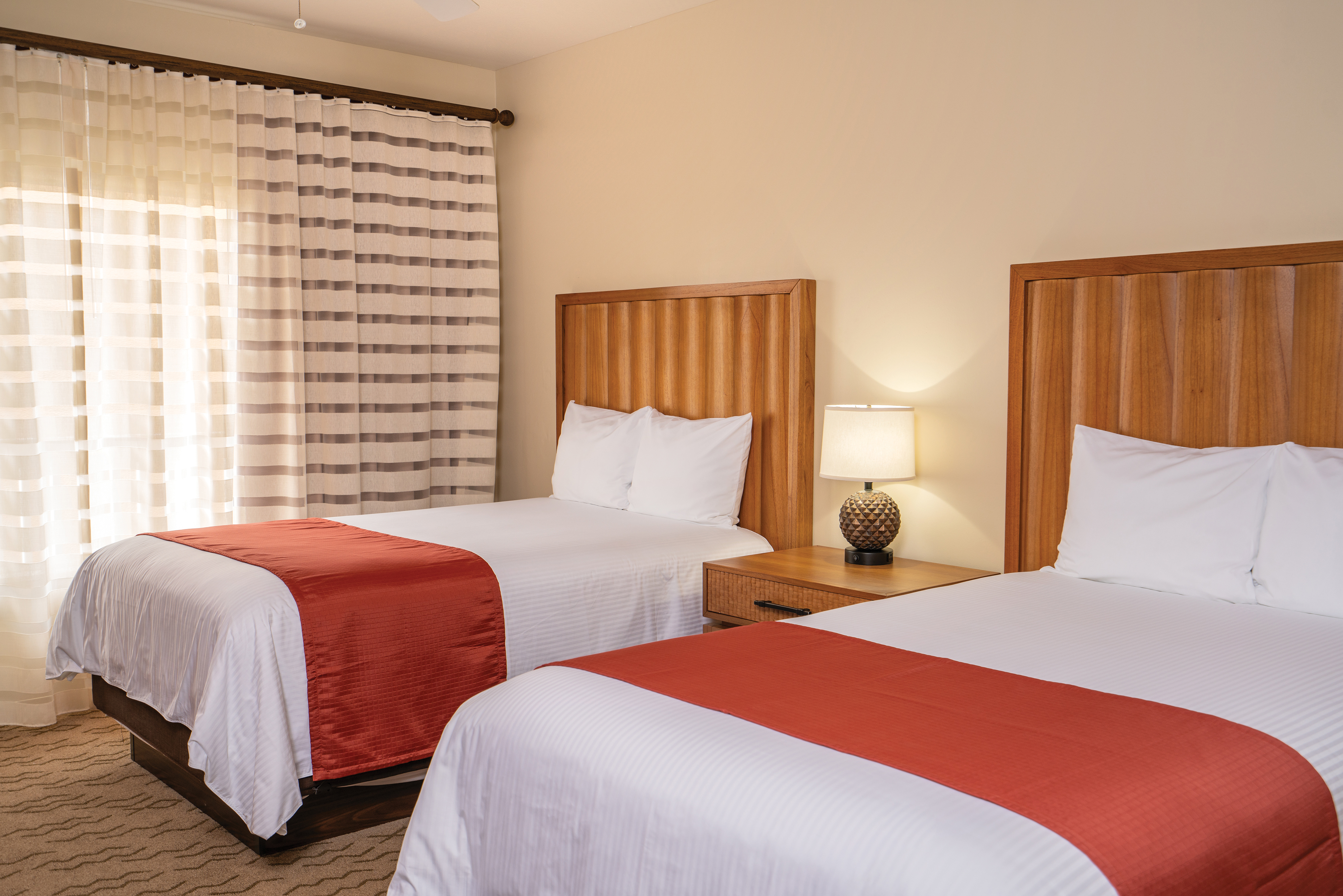 Guest room at the Shell Vacations Club Kona Coast Resort in Kailua Kona, Hawaii