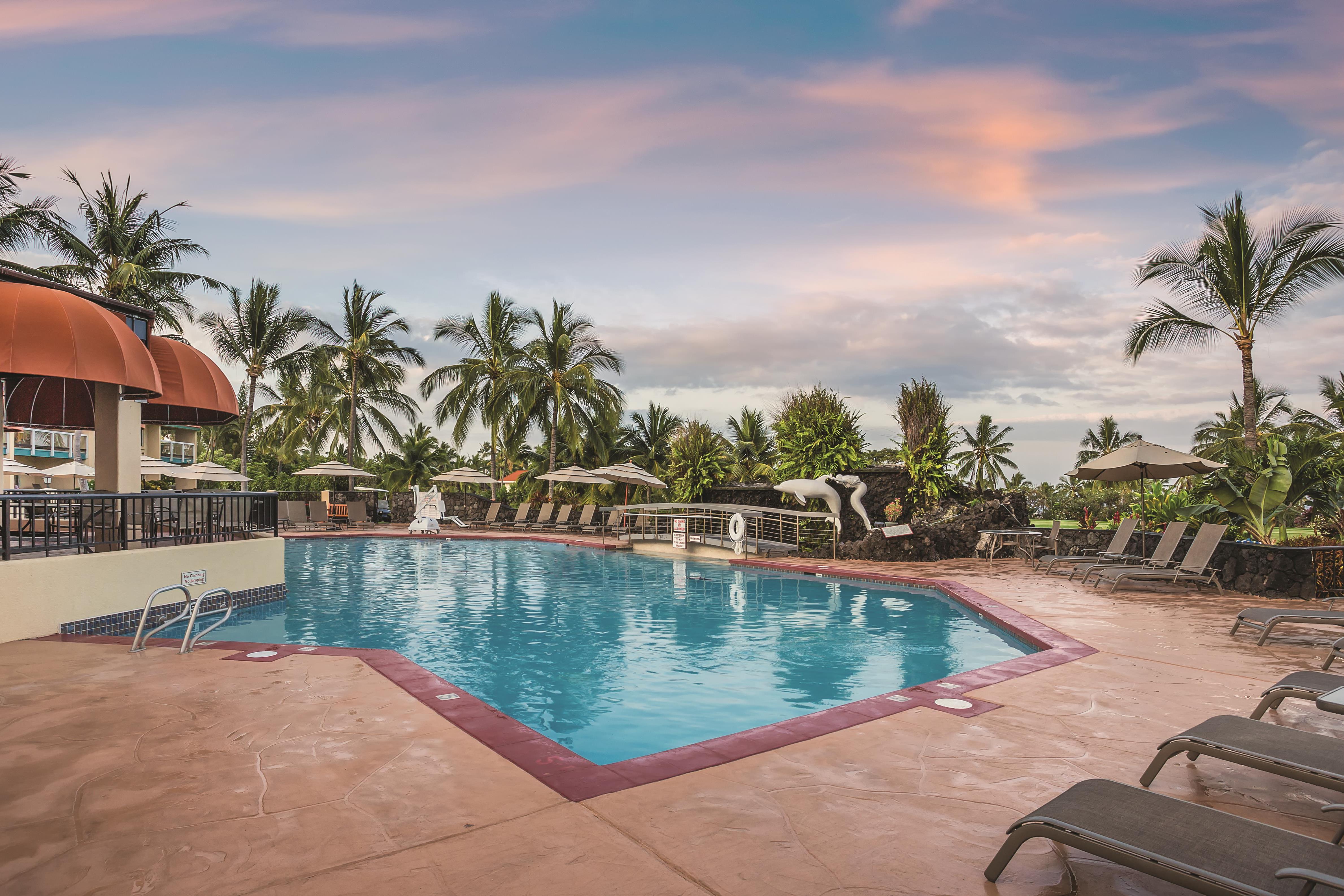Pool at the Shell Vacations Club Kona Coast Resort in Kailua Kona, Hawaii
