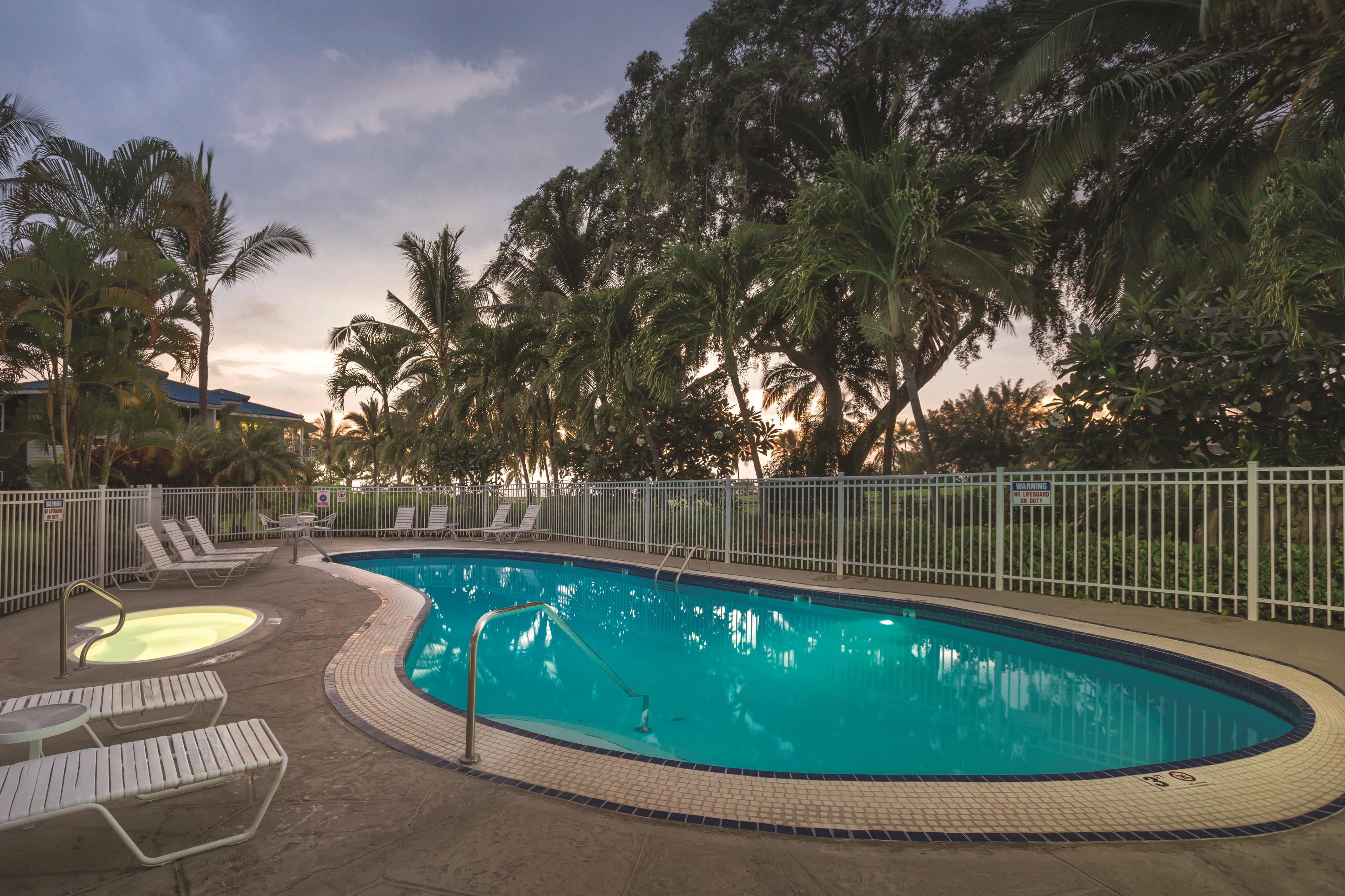 Pool at the Shell Vacations Club Holua Resort at the Mauna Loa Village in Kailua Kona, Hawaii