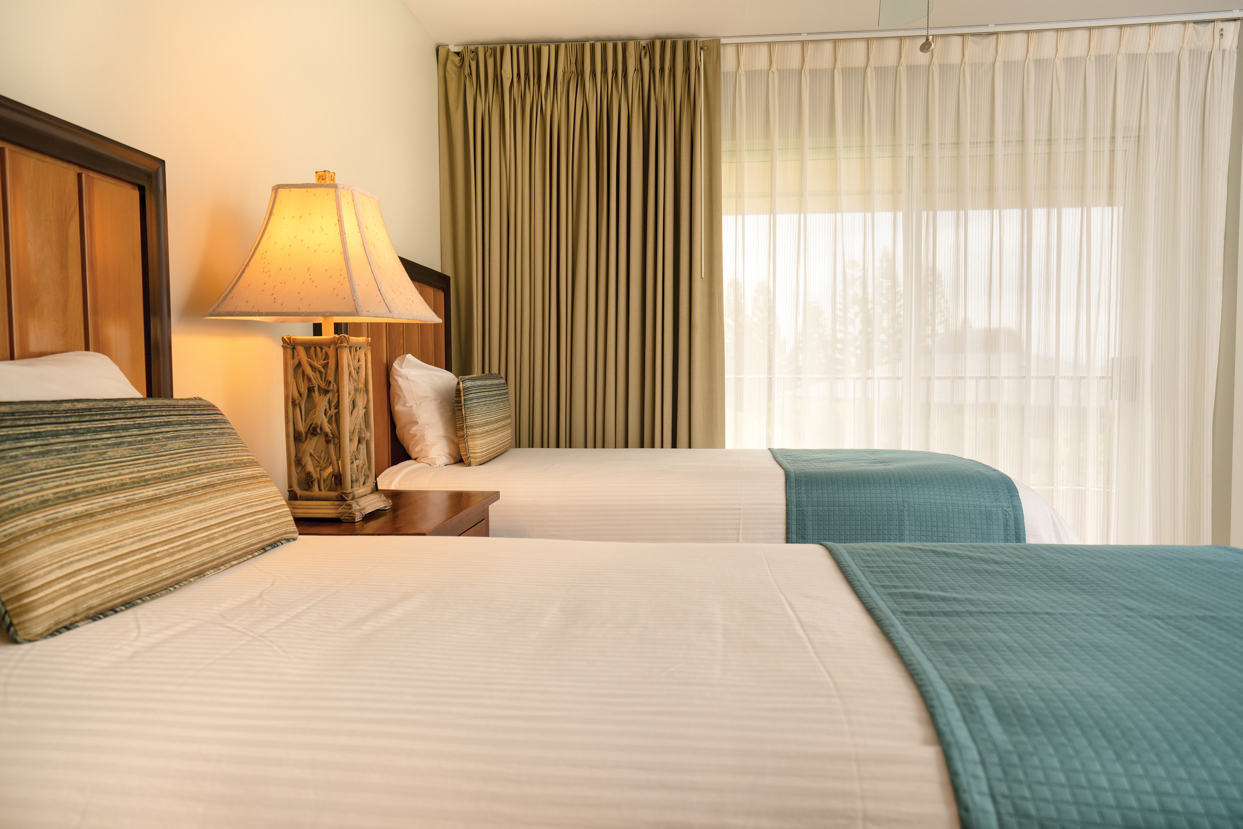 Guest room at the Paniolo Greens in Waikoloa Village, Hawaii