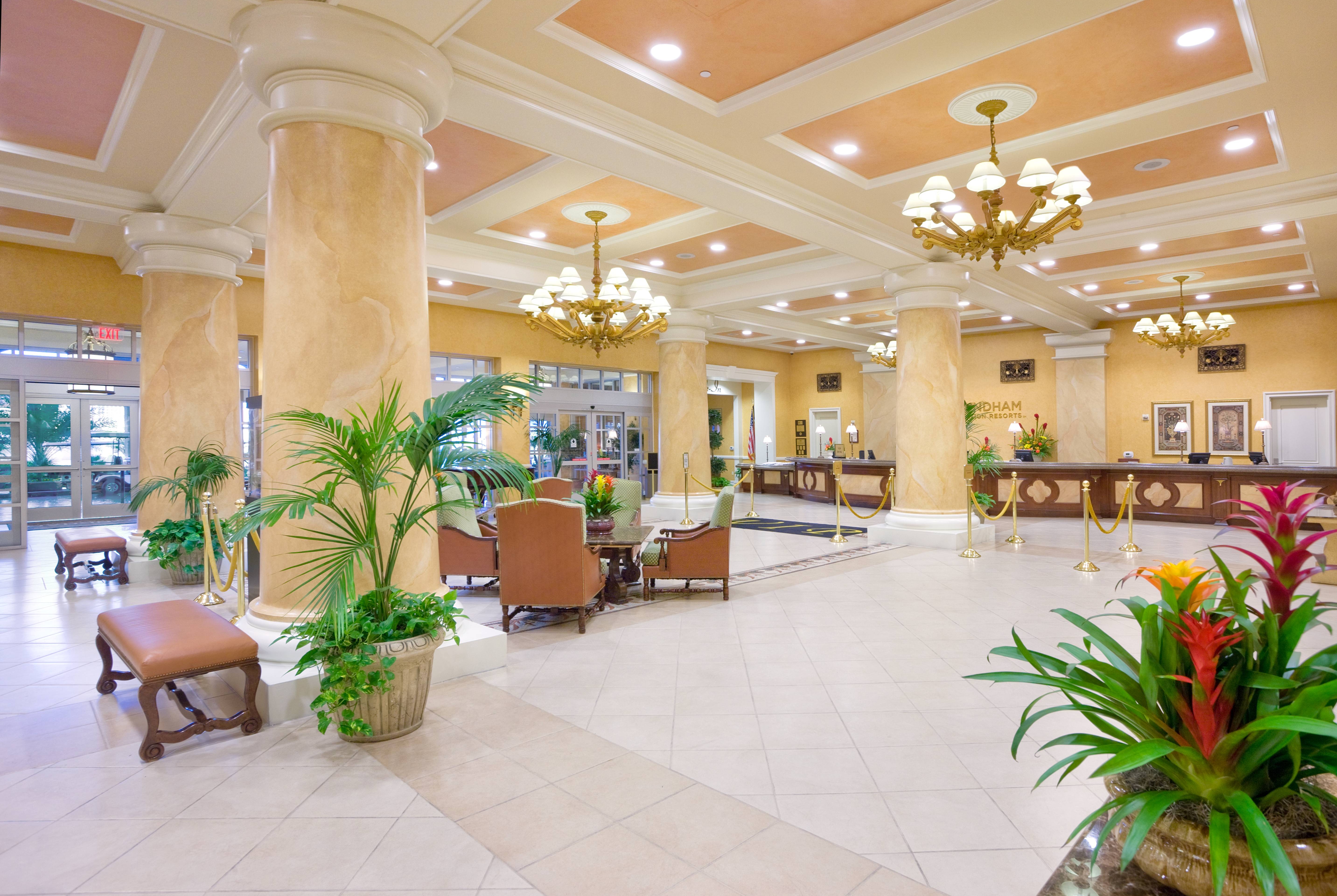 Club Wyndham Grand Desert reception in Las Vegas, Nevada