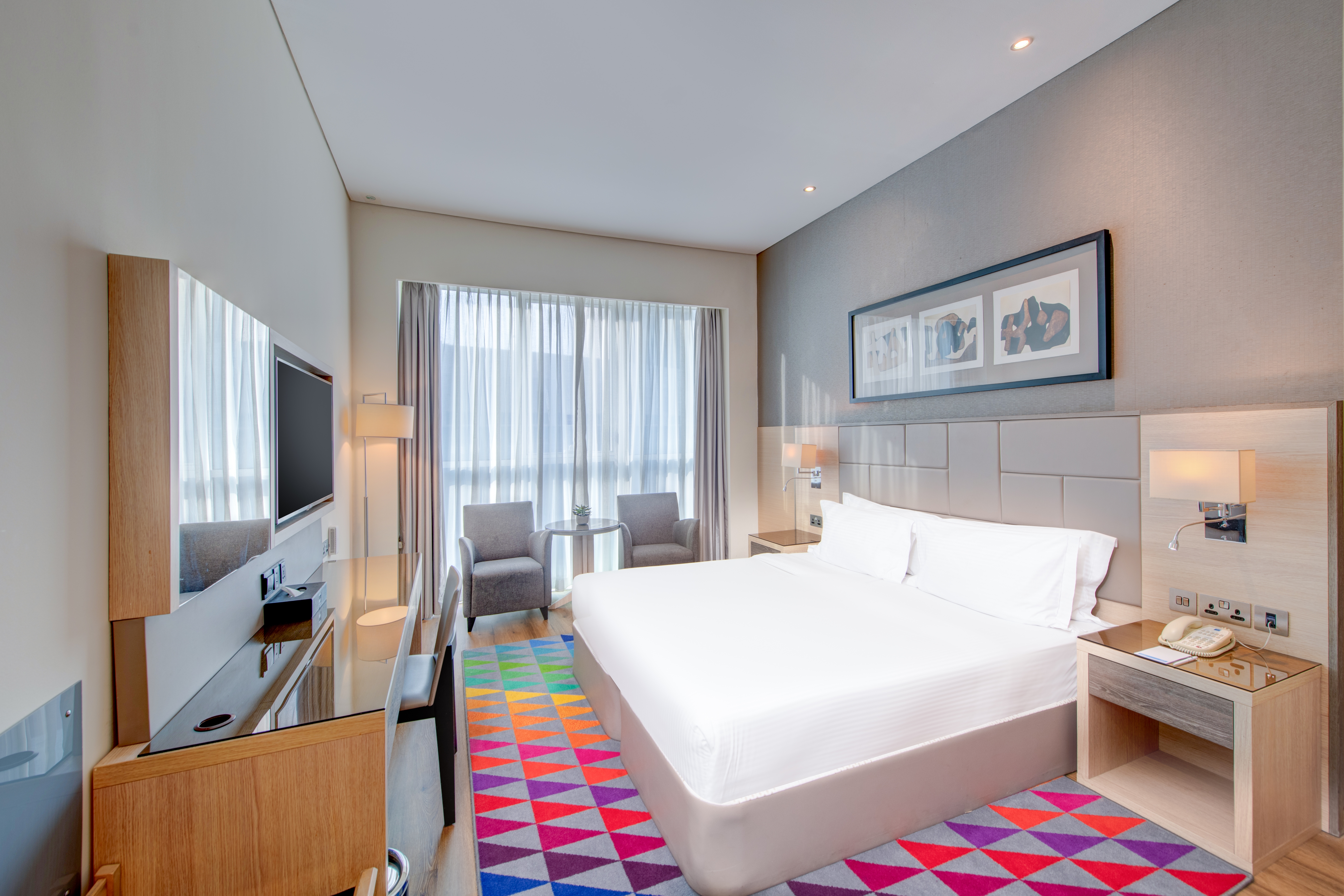 Guest room at the TRYP by Wyndham Abu Dhabi City Center in Abu Dhabi, Other than US/Canada