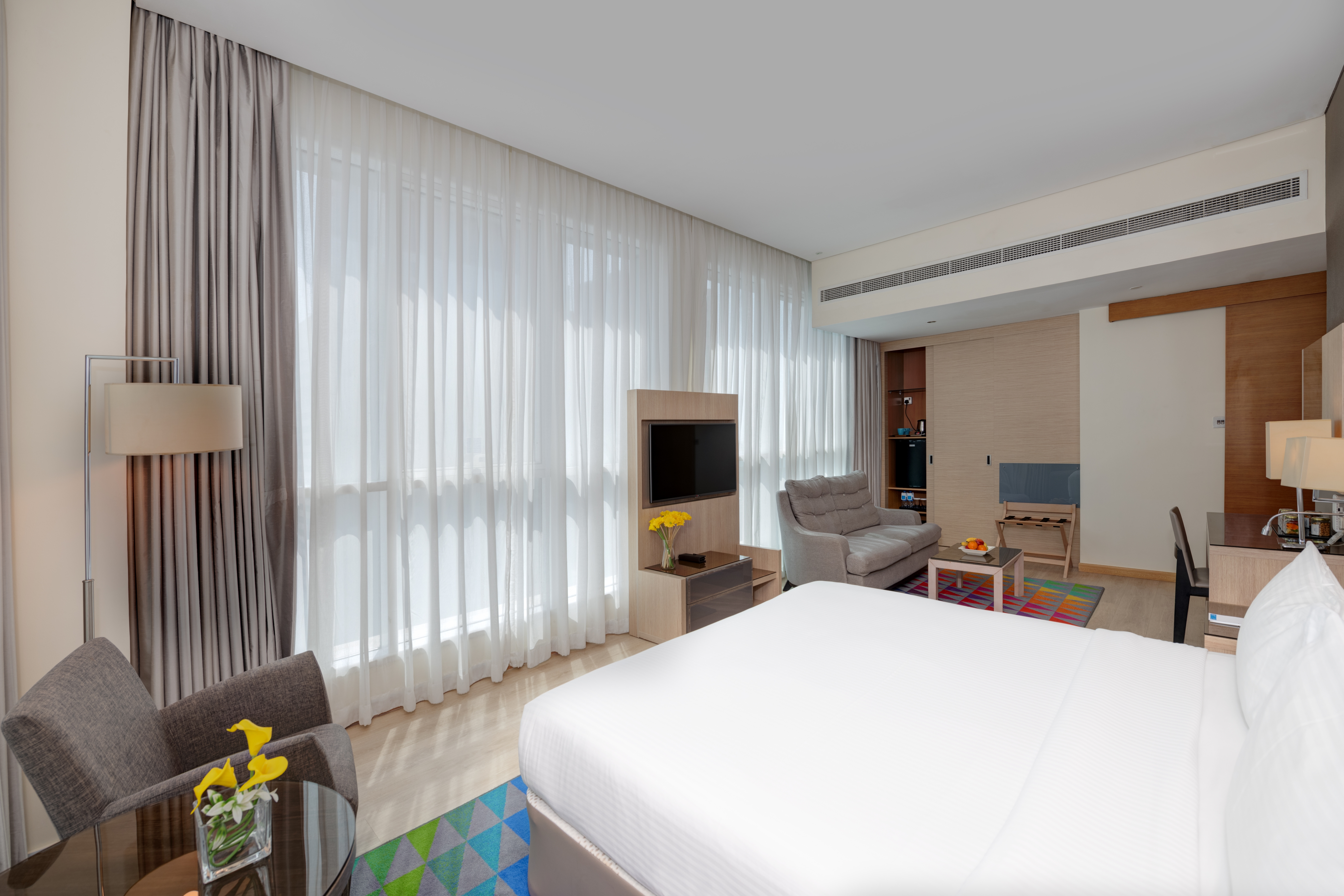 Guest room at the TRYP by Wyndham Abu Dhabi City Center in Abu Dhabi, Other than US/Canada