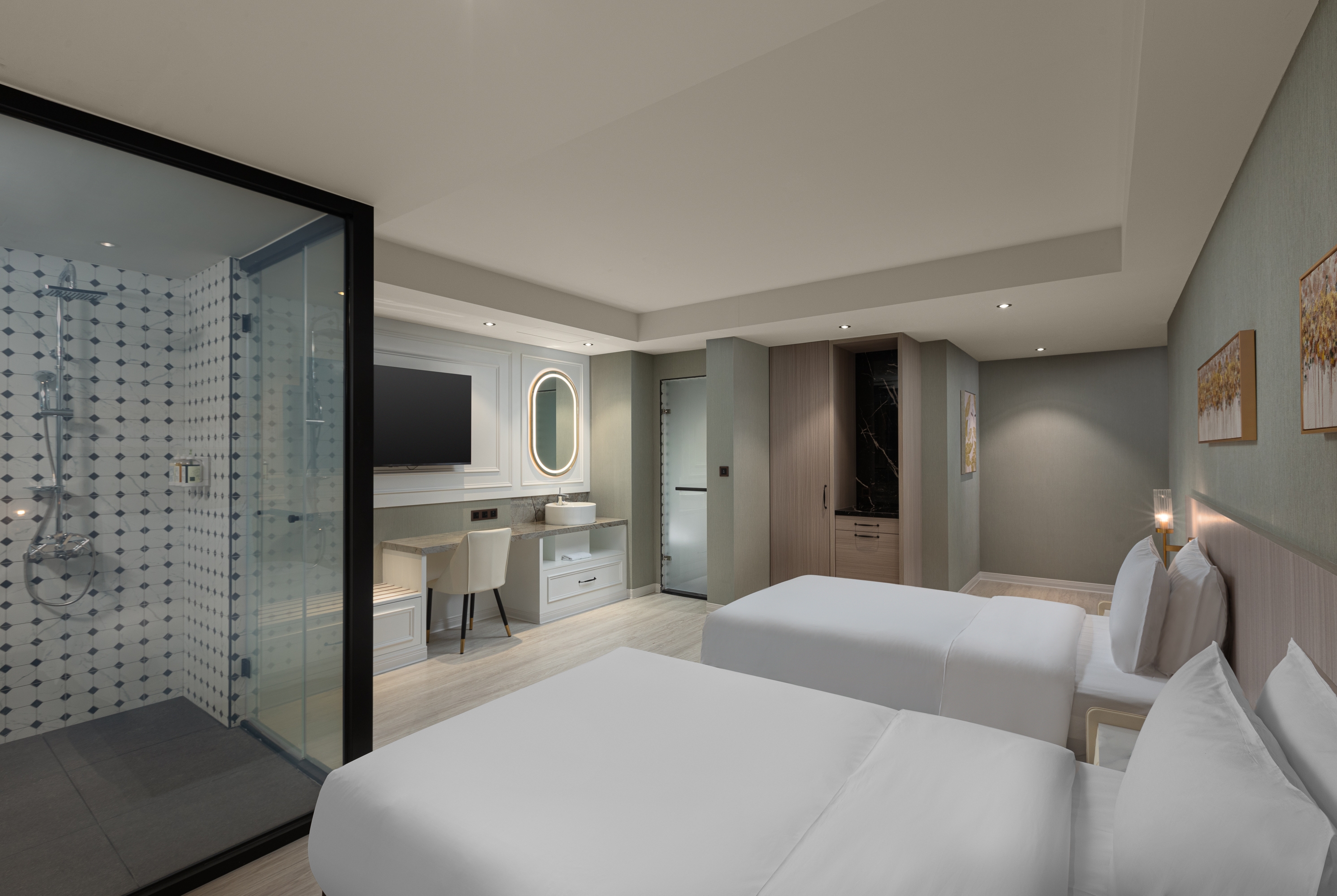 Guest room at the TRYP by Wyndham New Taipei Linkou in New Taipei City, Other than US/Canada