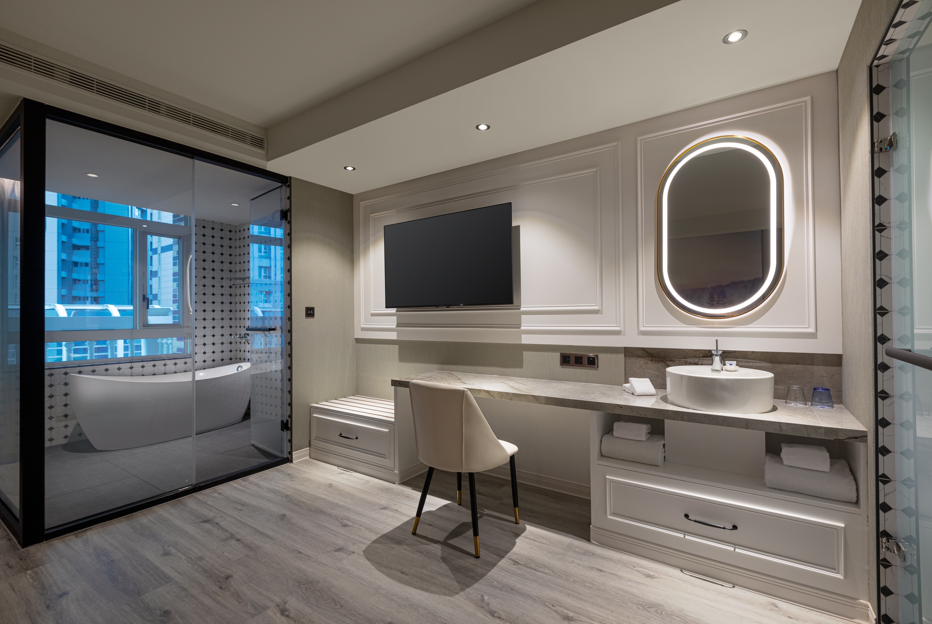 Guest room at the TRYP by Wyndham New Taipei Linkou in New Taipei City, Other than US/Canada