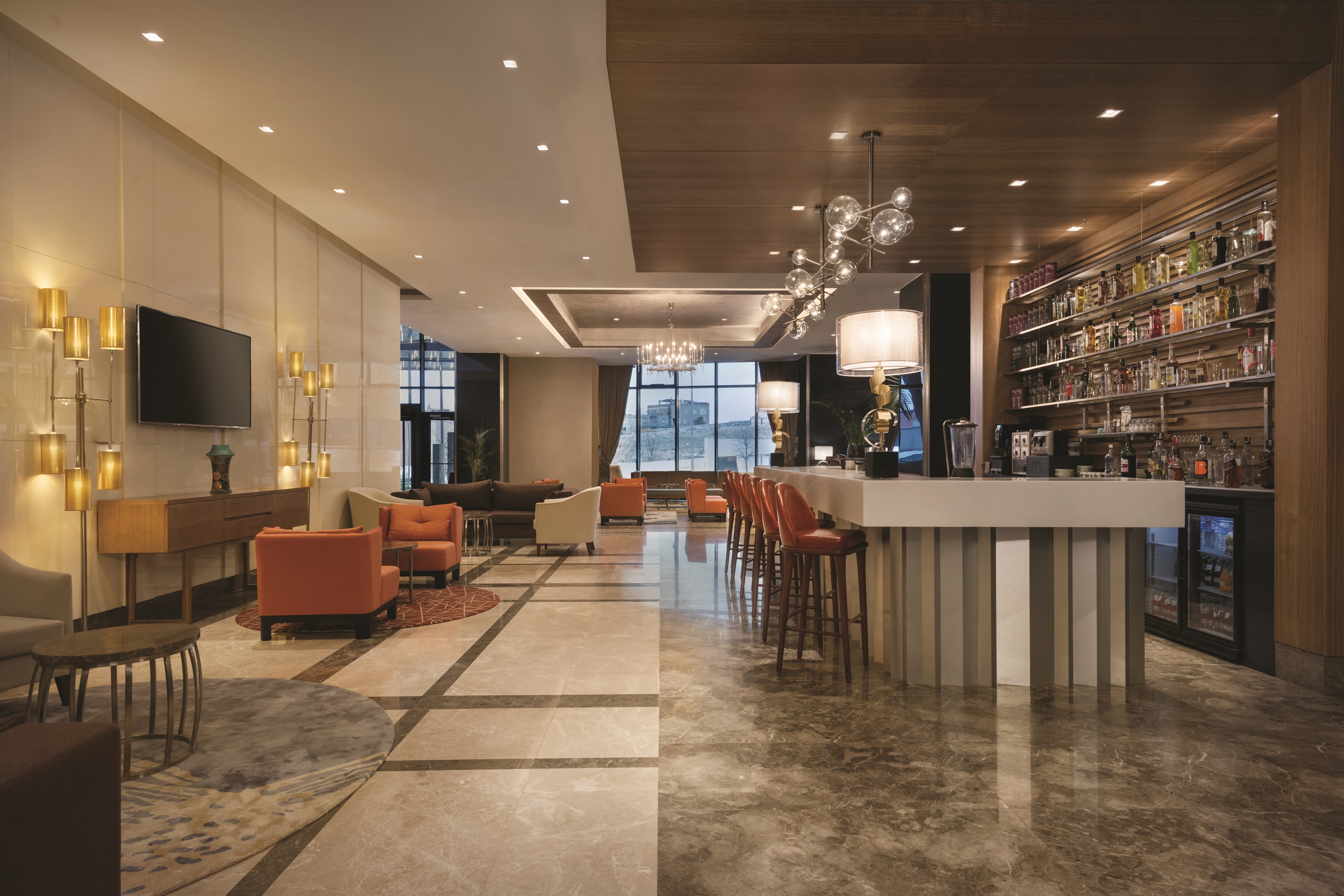 Lobby bar at TRYP by Wyndham Istanbul Basin Ekspres in Istanbul, Other than US/Canada