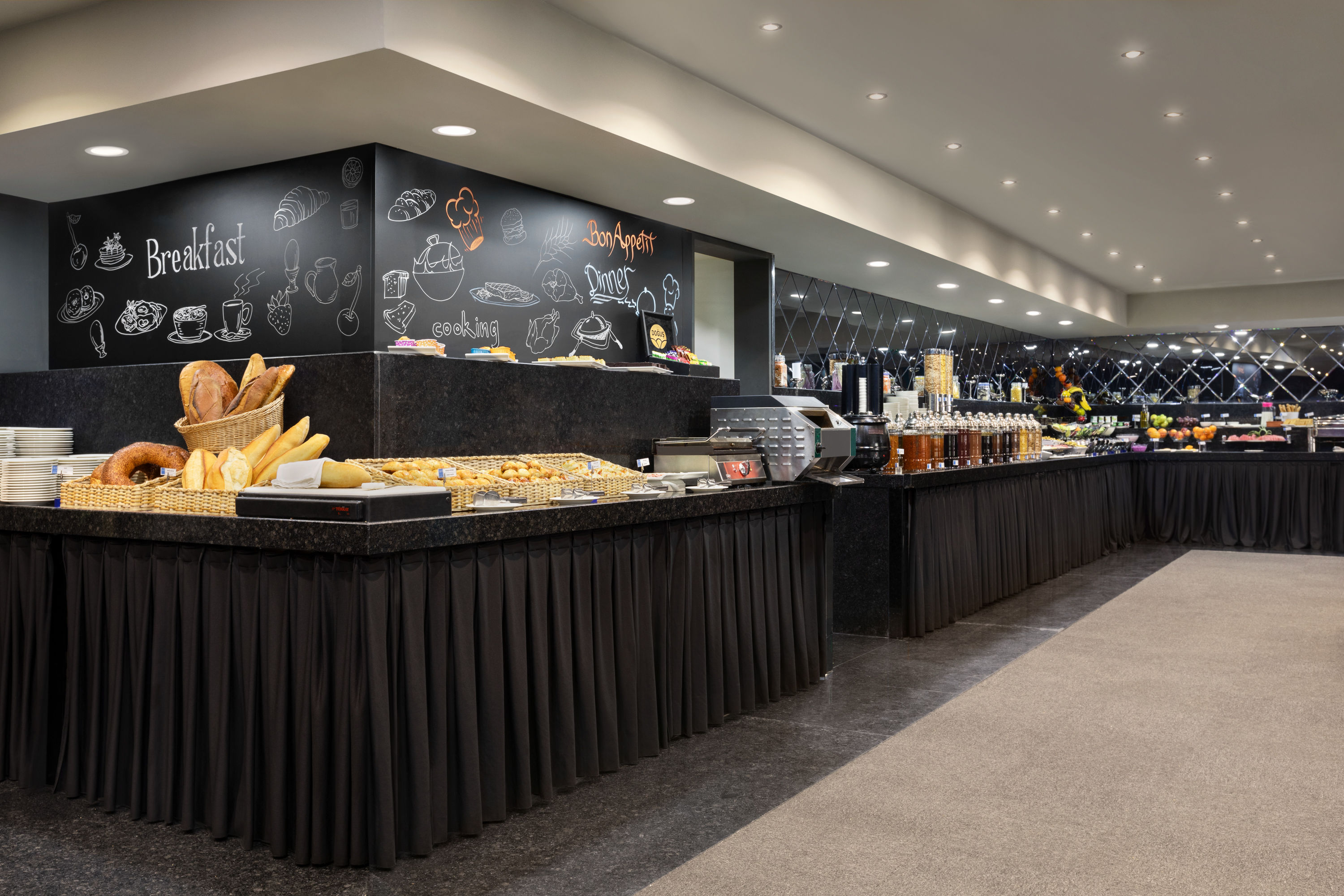 Tryp By Wyndham Istanbul Sancaktepe restaurant breakfast area with seating in Istanbul, Other than US/Canada