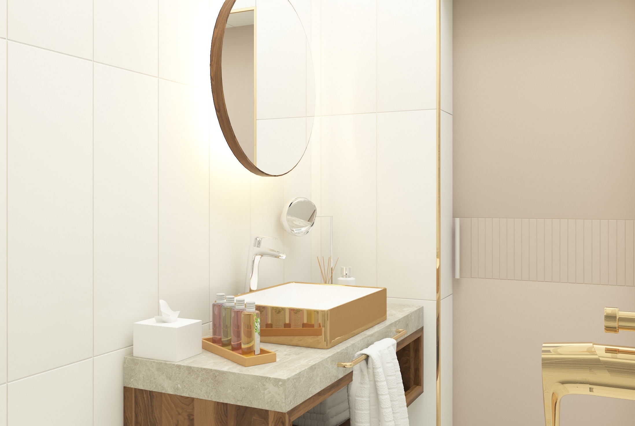 Guest room bath at the Tryp by Wyndham Istanbul Topkapi in Istanbul, Other than US/Canada
