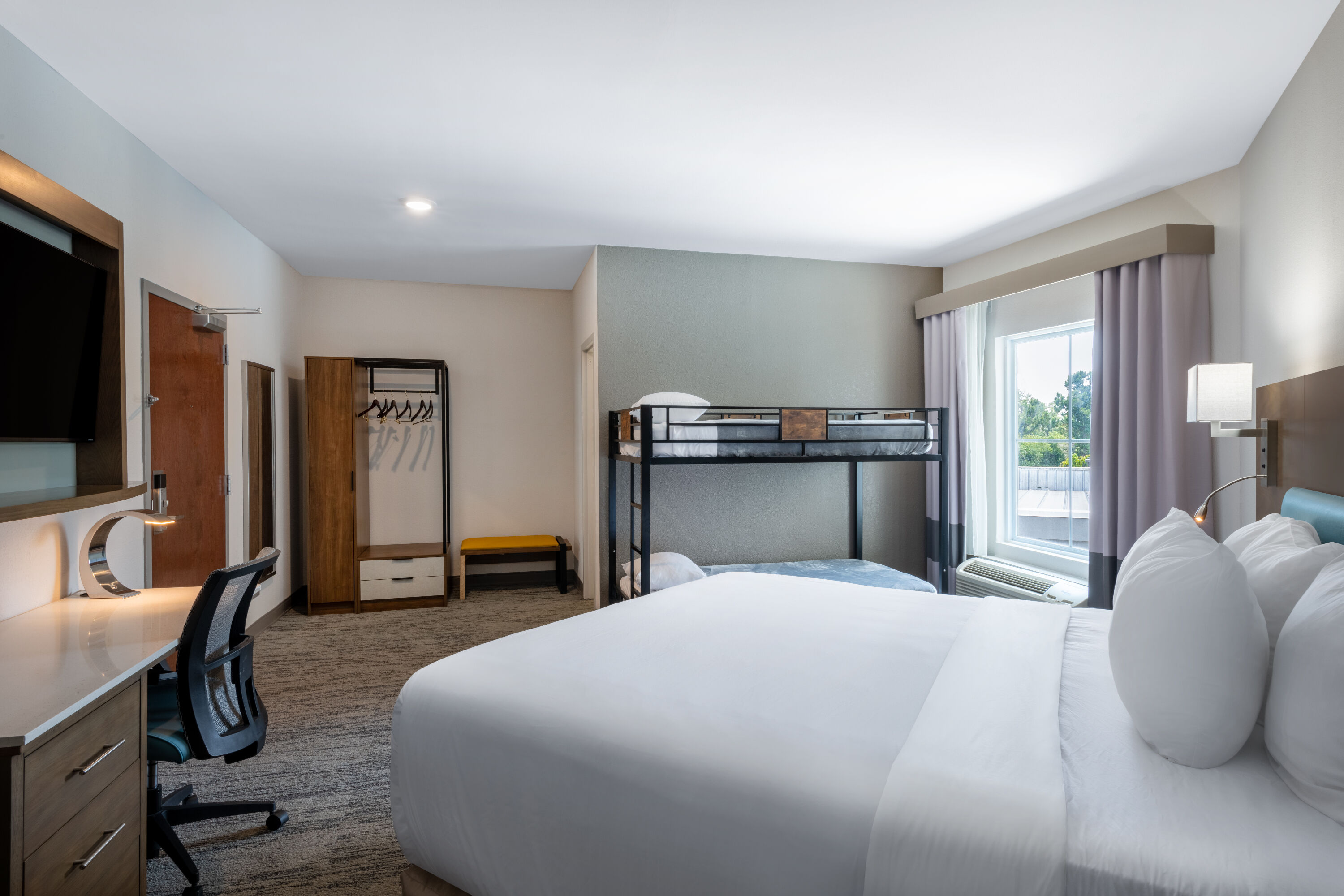 Guest room at the TRYP by Wyndham Tallahassee North I-10 Capital Circle in Tallahassee, Florida