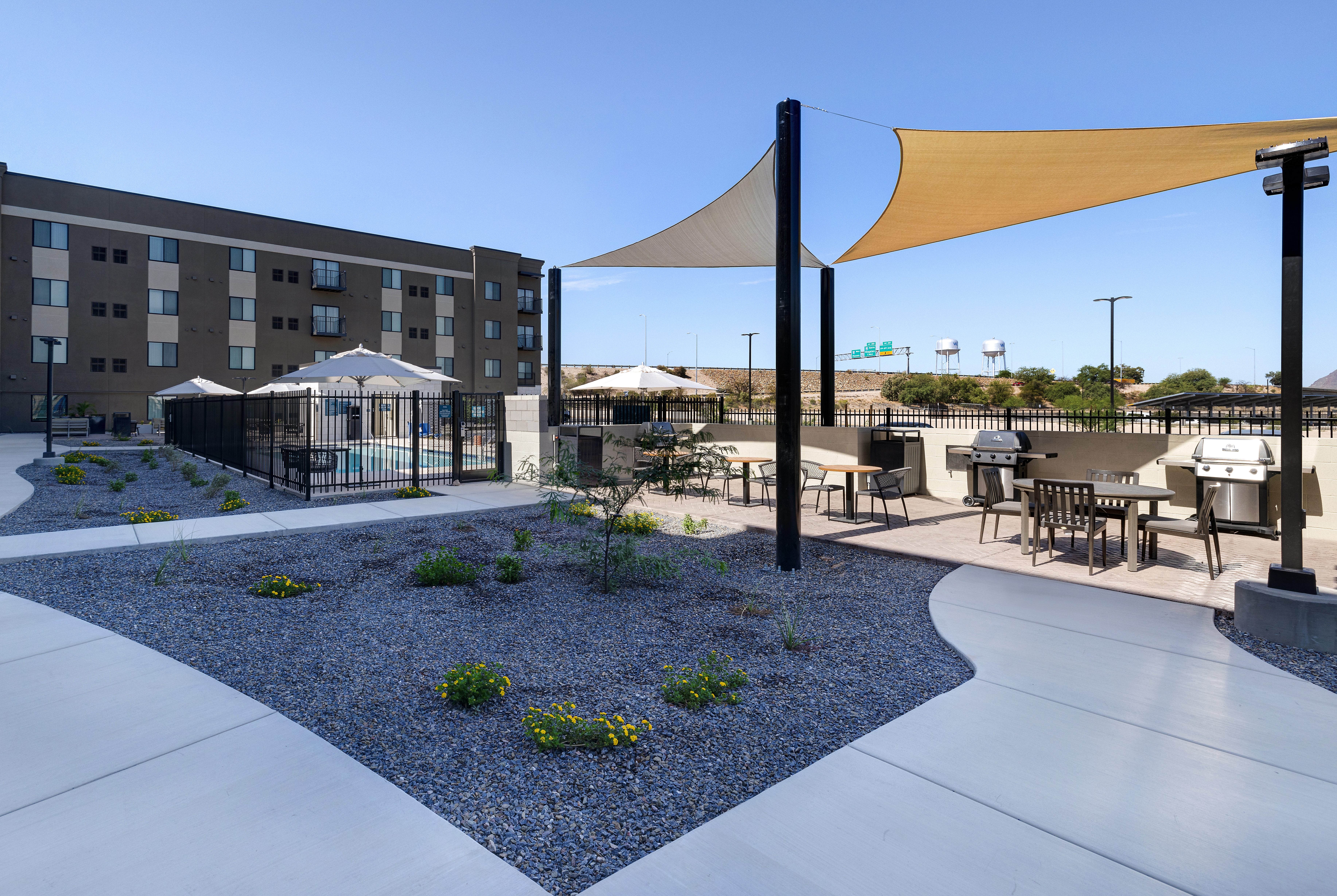 Pool feature at the WaterWalk Extended Stay Huntsville in Huntsville, Alabama