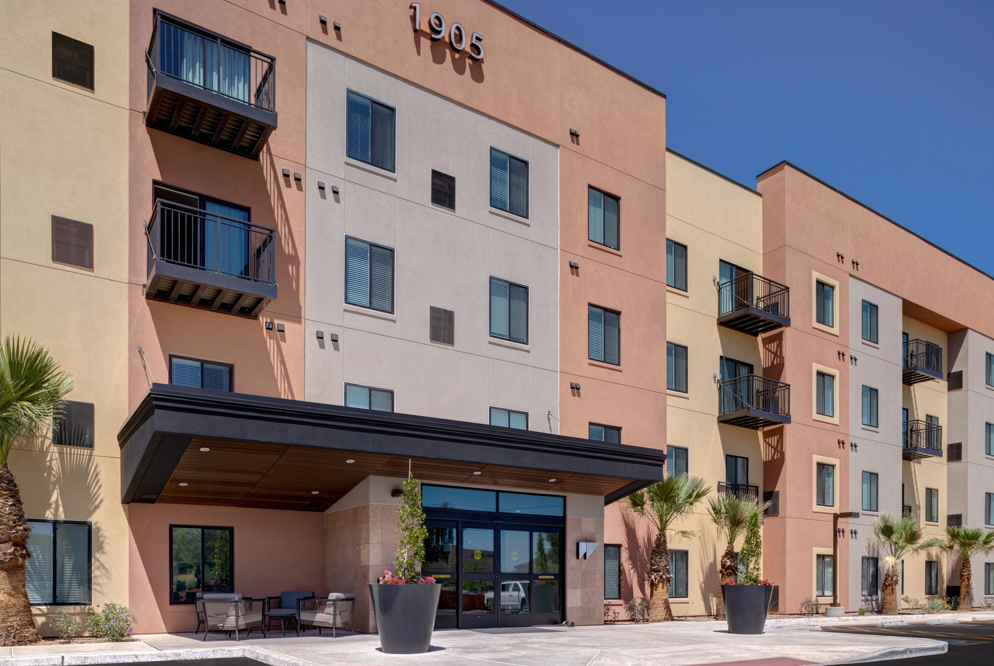 Exterior of WaterWalk Extended Stay Phoenix - N. Happy Valley hotel in Phoenix, Arizona