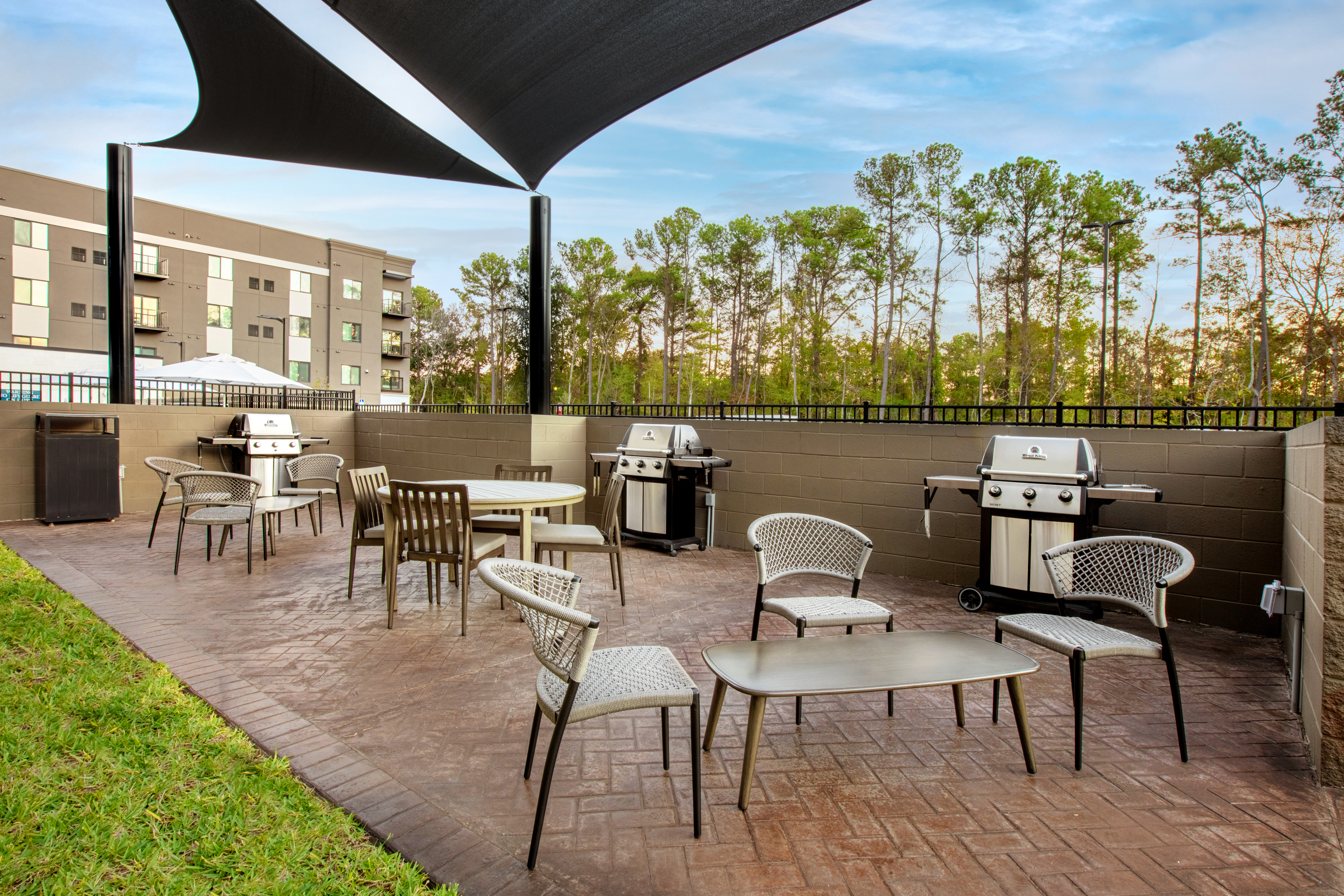 BBQ grill at WaterWalk Extended Stay Jacksonville Deerwood Pk in Jacksonville, Florida