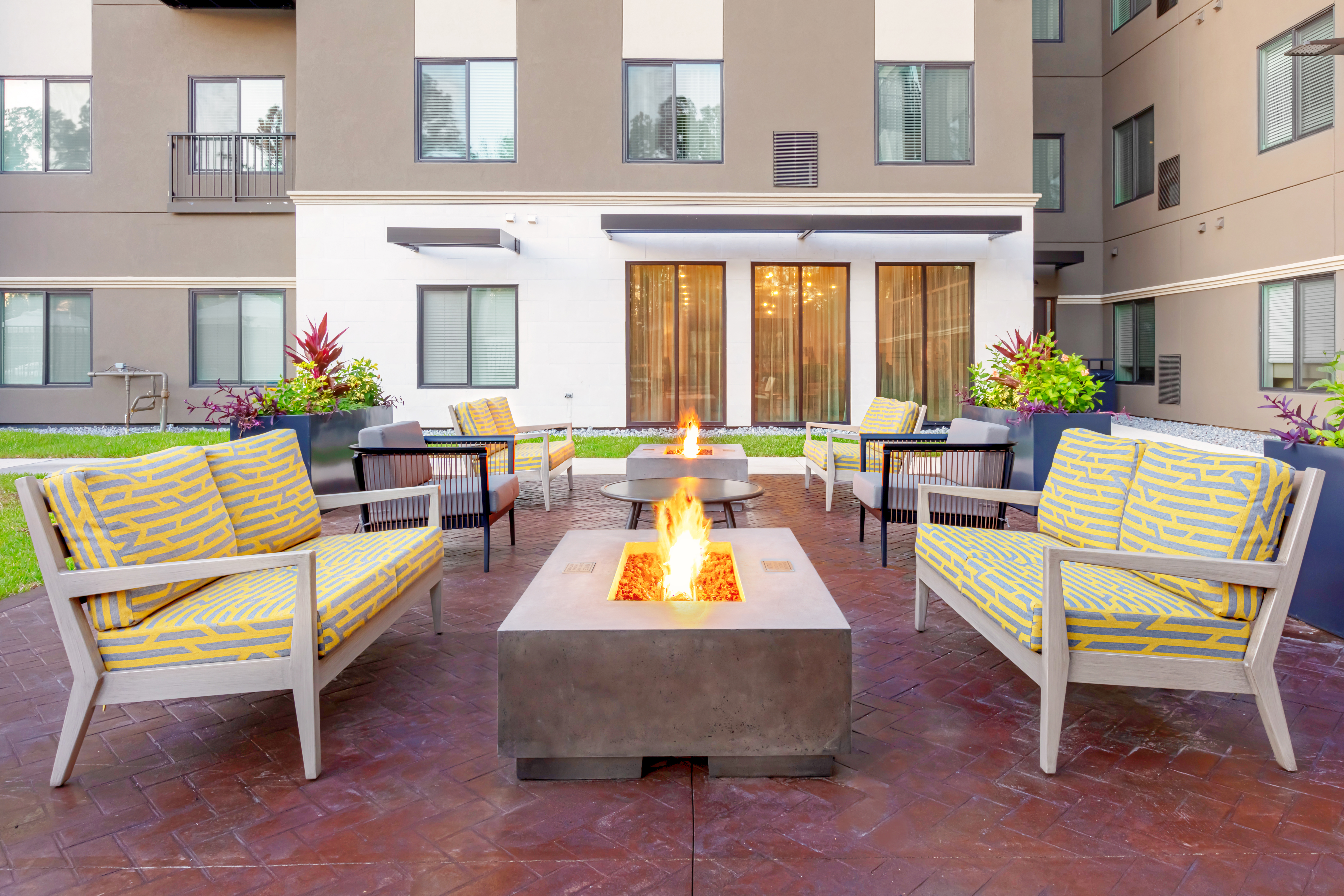 Firepit at WaterWalk Extended Stay Jacksonville Deerwood Pk in Jacksonville, Florida