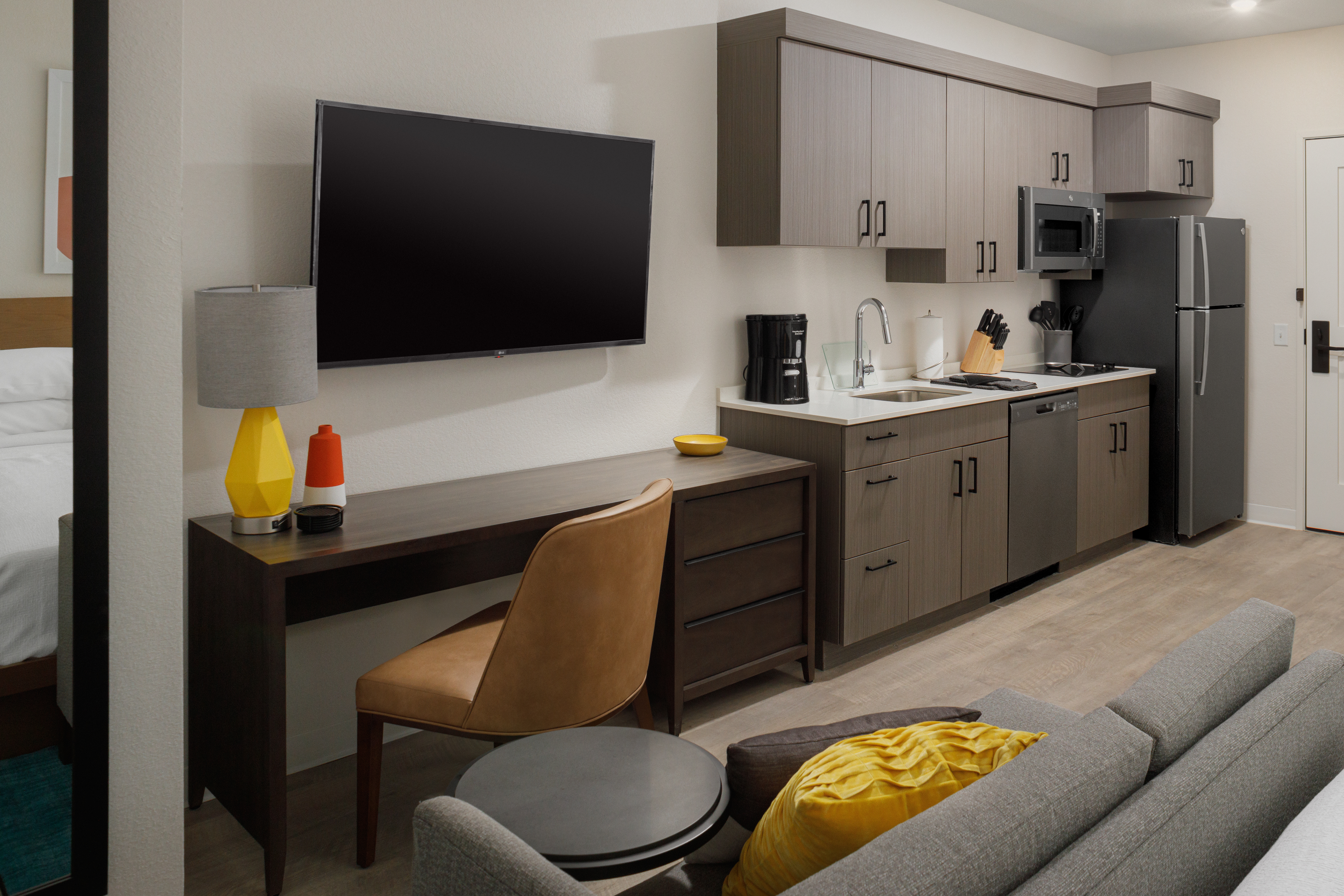 Guest room at the WaterWalk Extended Stay Jacksonville Deerwood Pk in Jacksonville, Florida