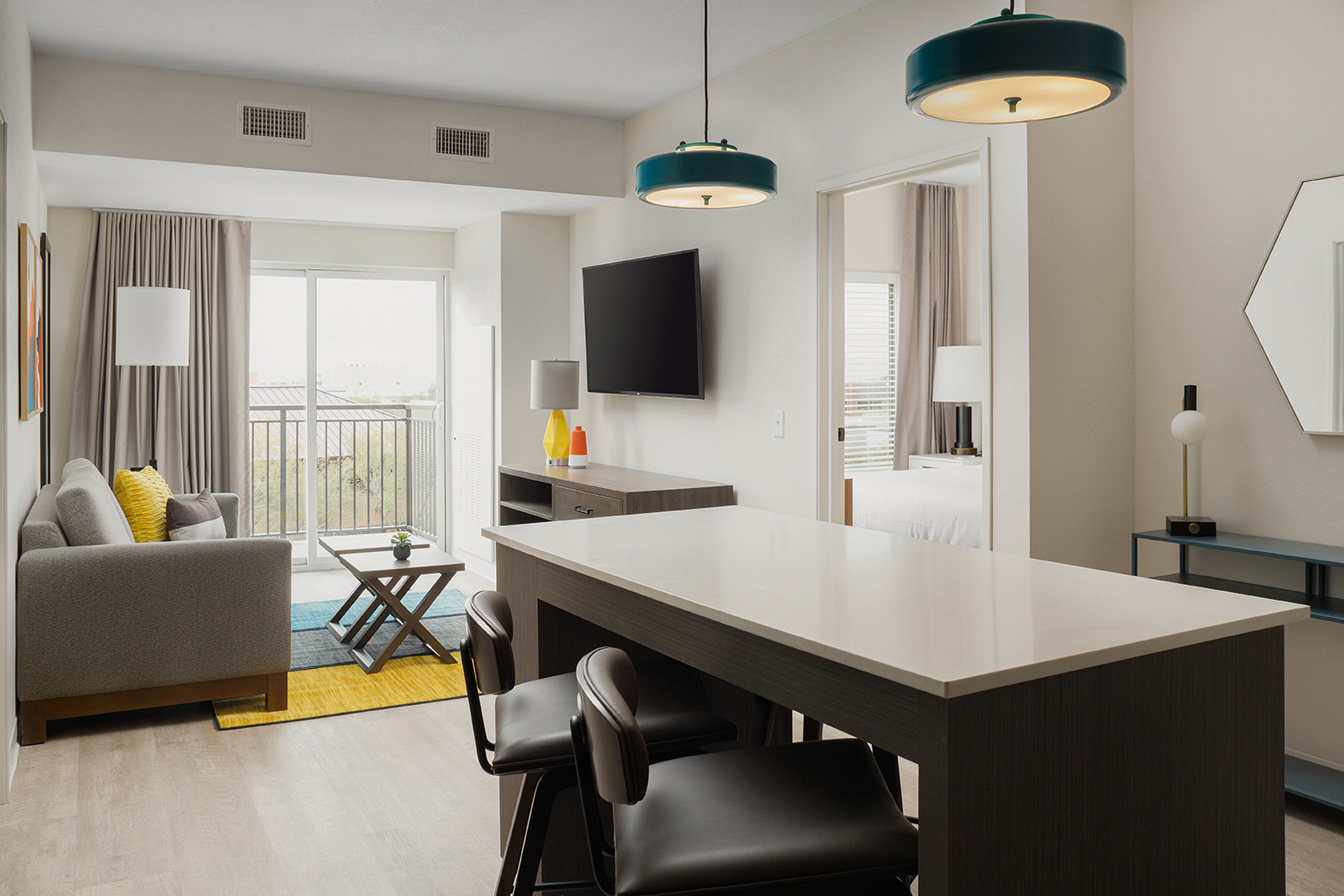 Guest room at the WaterWalk Extended Stay Jacksonville Deerwood Pk in Jacksonville, Florida