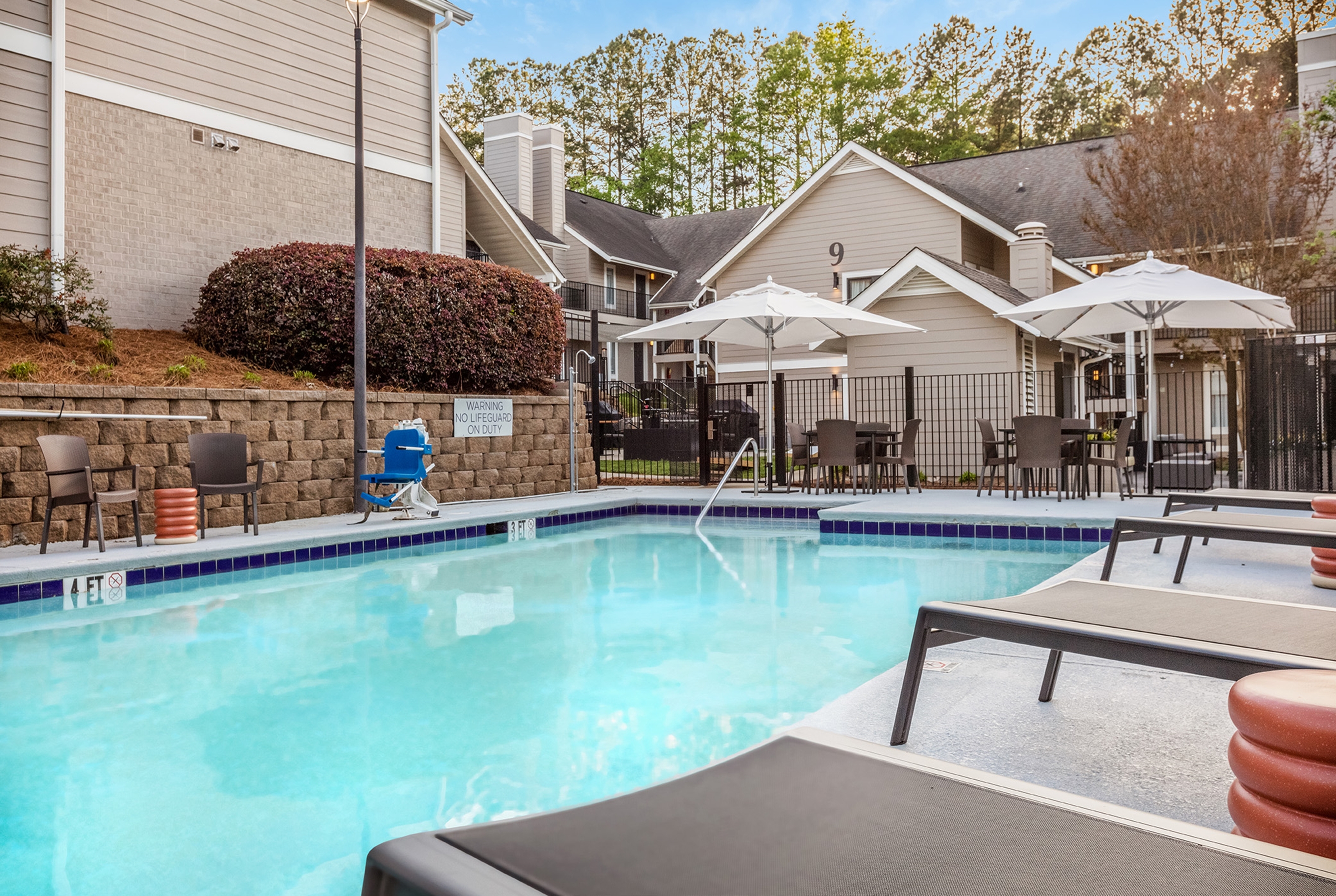 Pool at the WaterWalk Extended Stay by Wyndham Atlanta Perimeter in Atlanta, Georgia