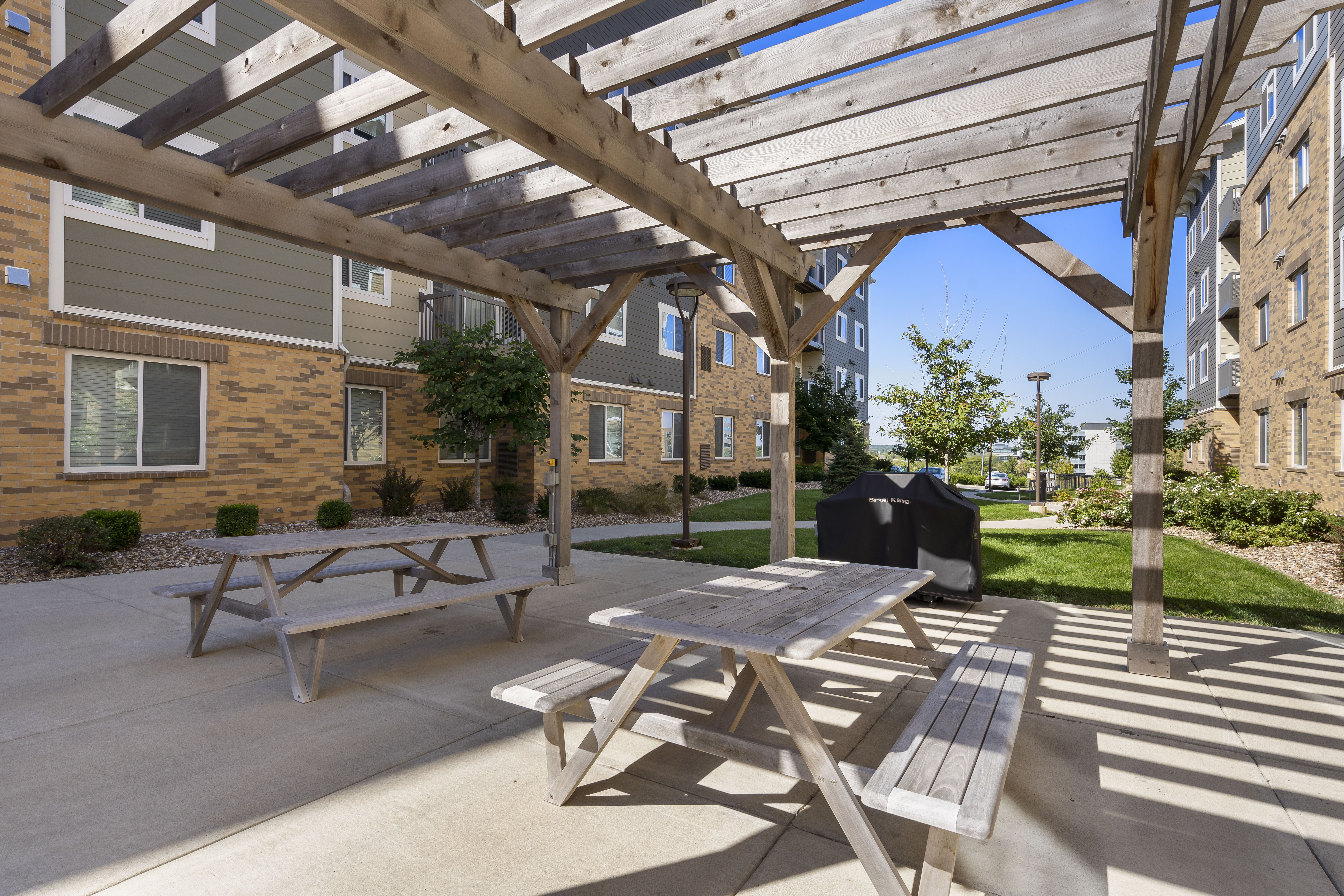 BBQ grill at WaterWalk Extended Stay Kansas City - Overland Pk in Overland Park, Kansas
