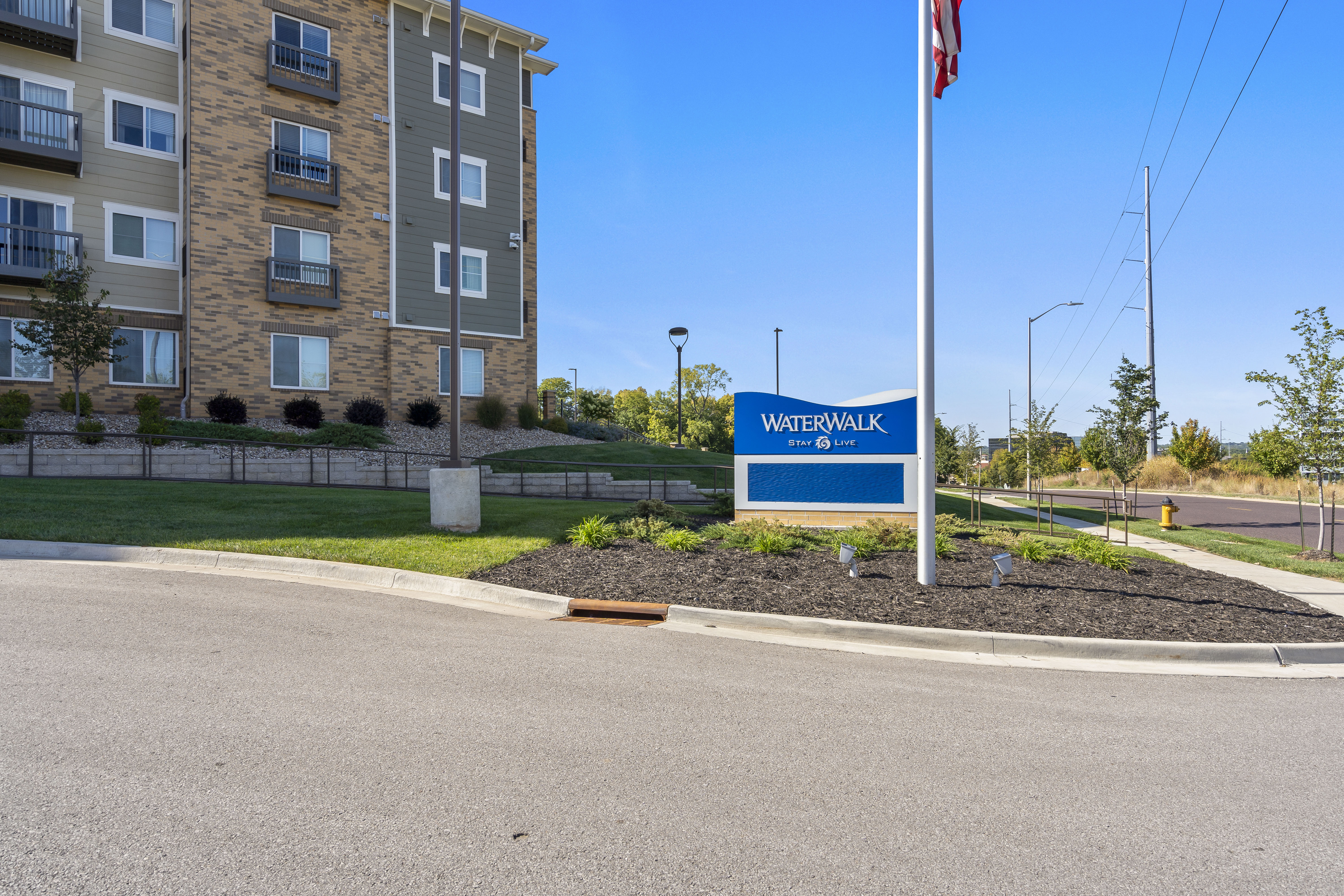 Exterior of WaterWalk Extended Stay Kansas City - Overland Pk hotel in Overland Park, Kansas