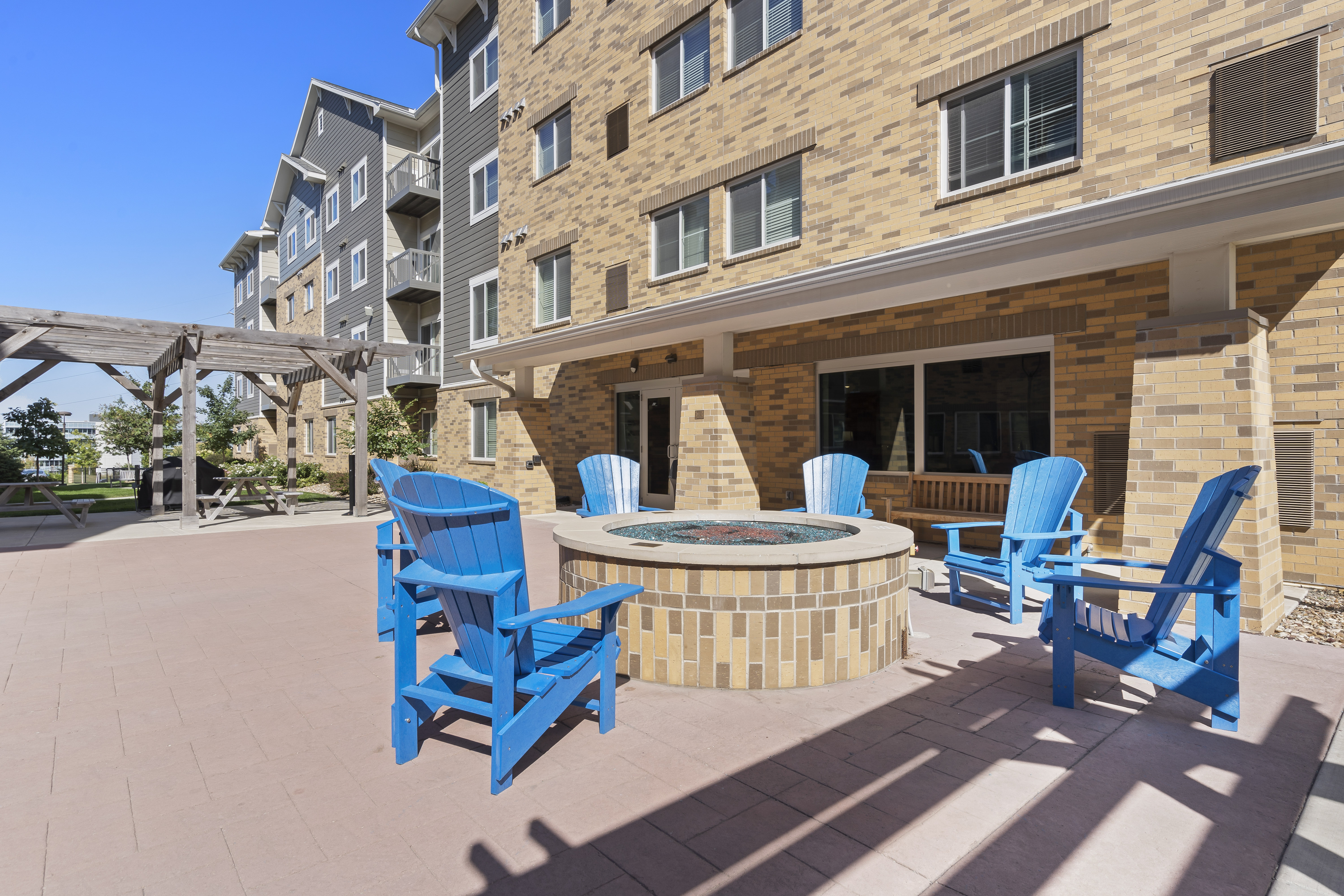 Firepit at WaterWalk Extended Stay Kansas City - Overland Pk in Overland Park, Kansas