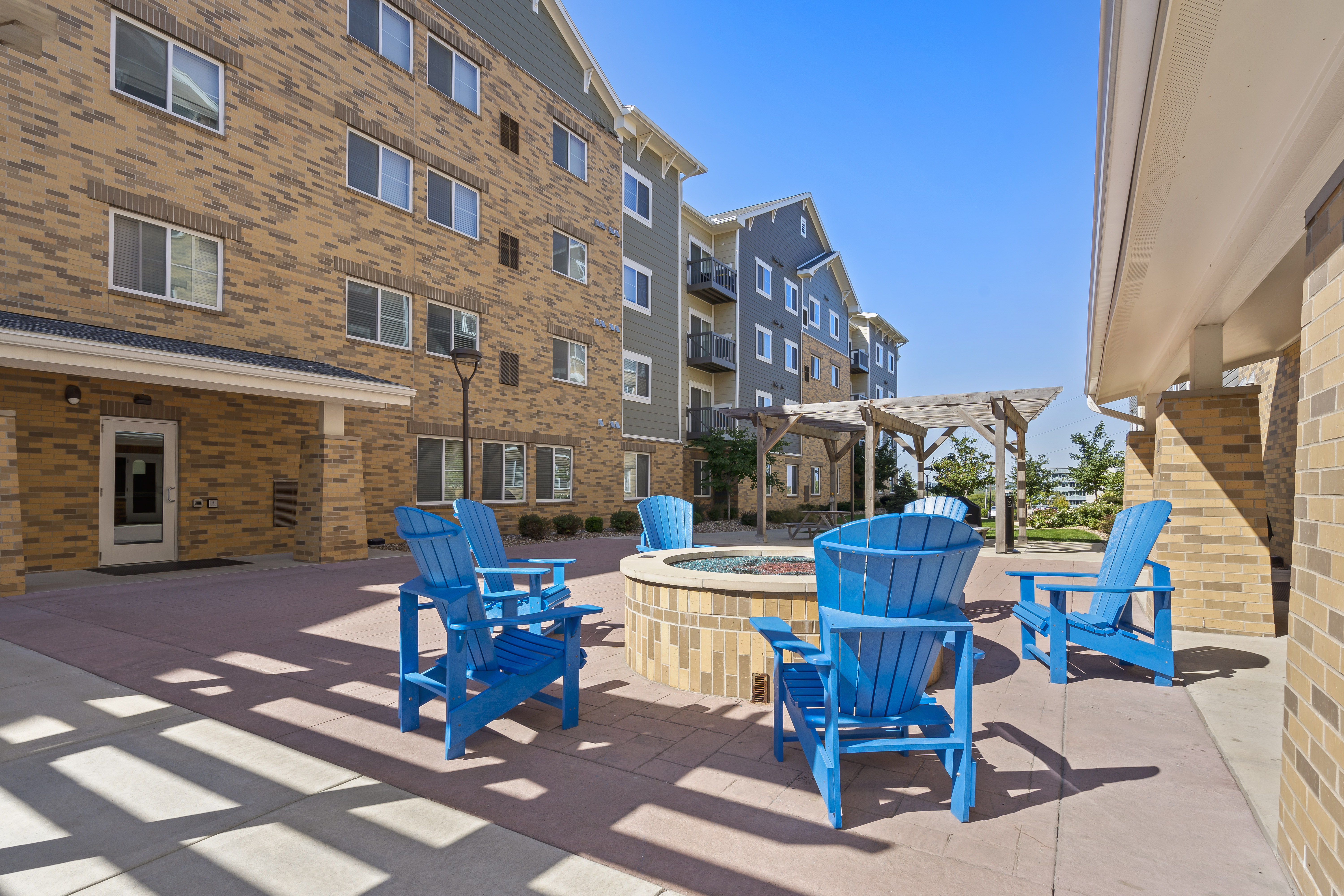 Firepit at WaterWalk Extended Stay Kansas City - Overland Pk in Overland Park, Kansas