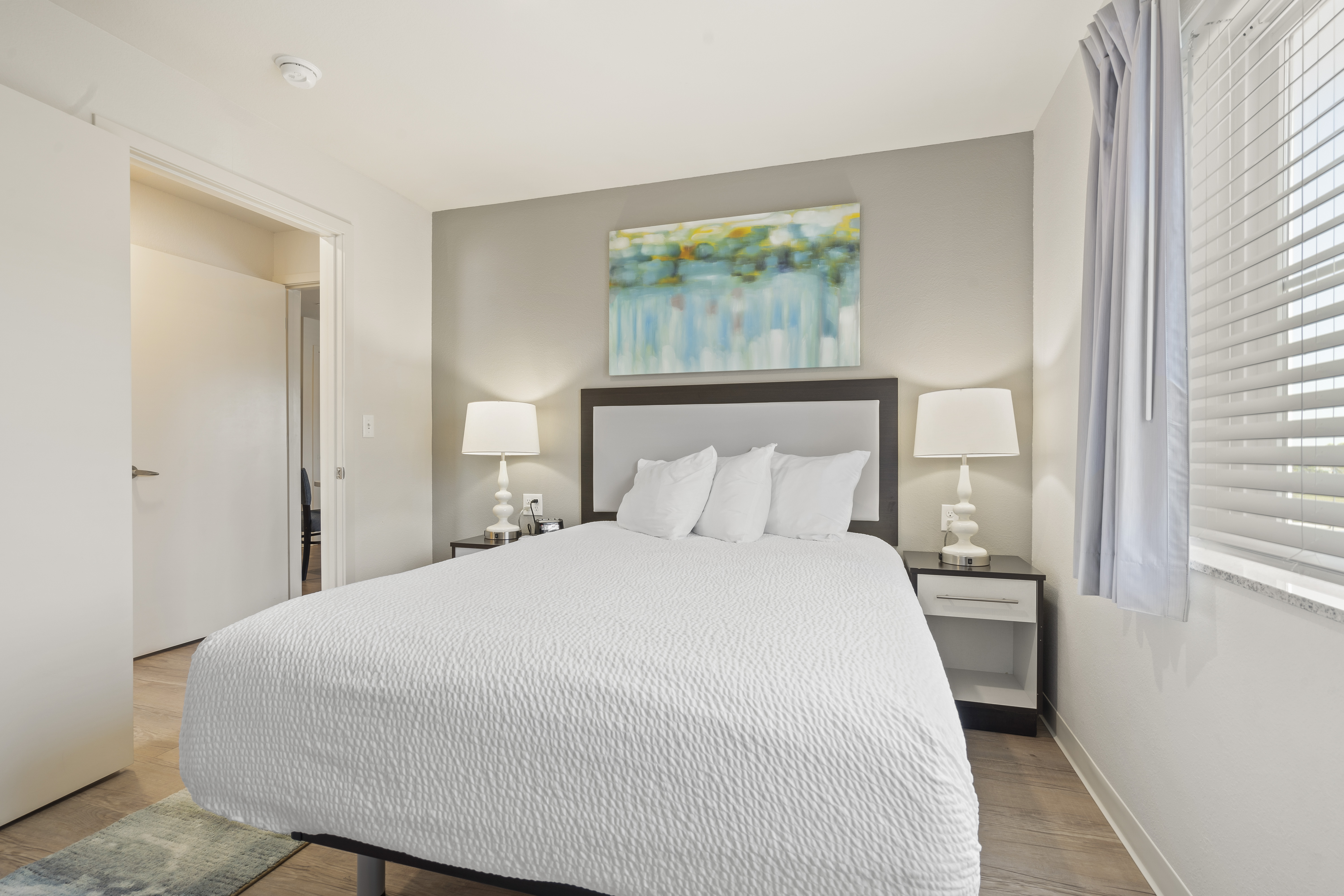 Guest room at the WaterWalk Extended Stay Kansas City - Overland Pk in Overland Park, Kansas