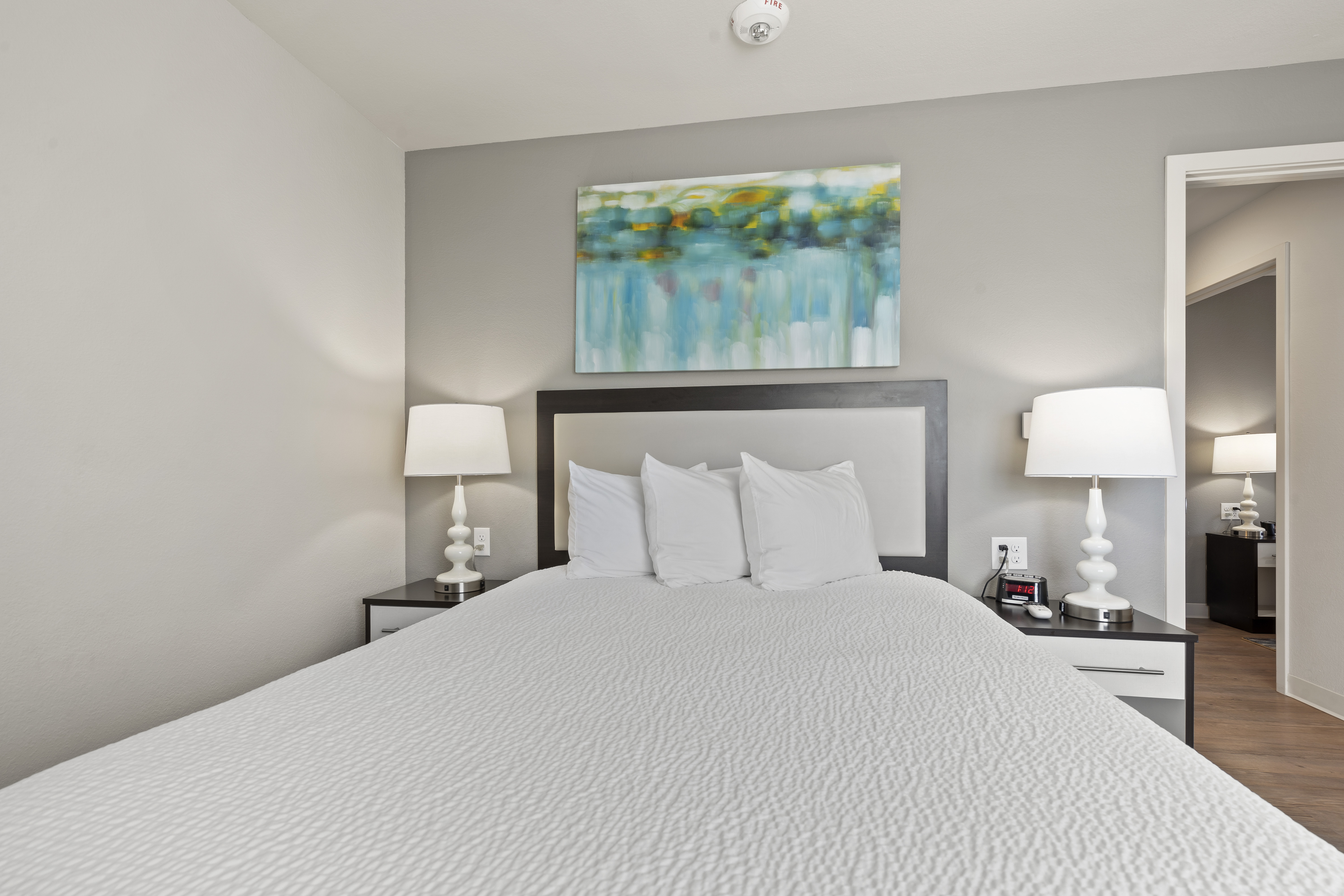 Guest room at the WaterWalk Extended Stay Kansas City - Overland Pk in Overland Park, Kansas