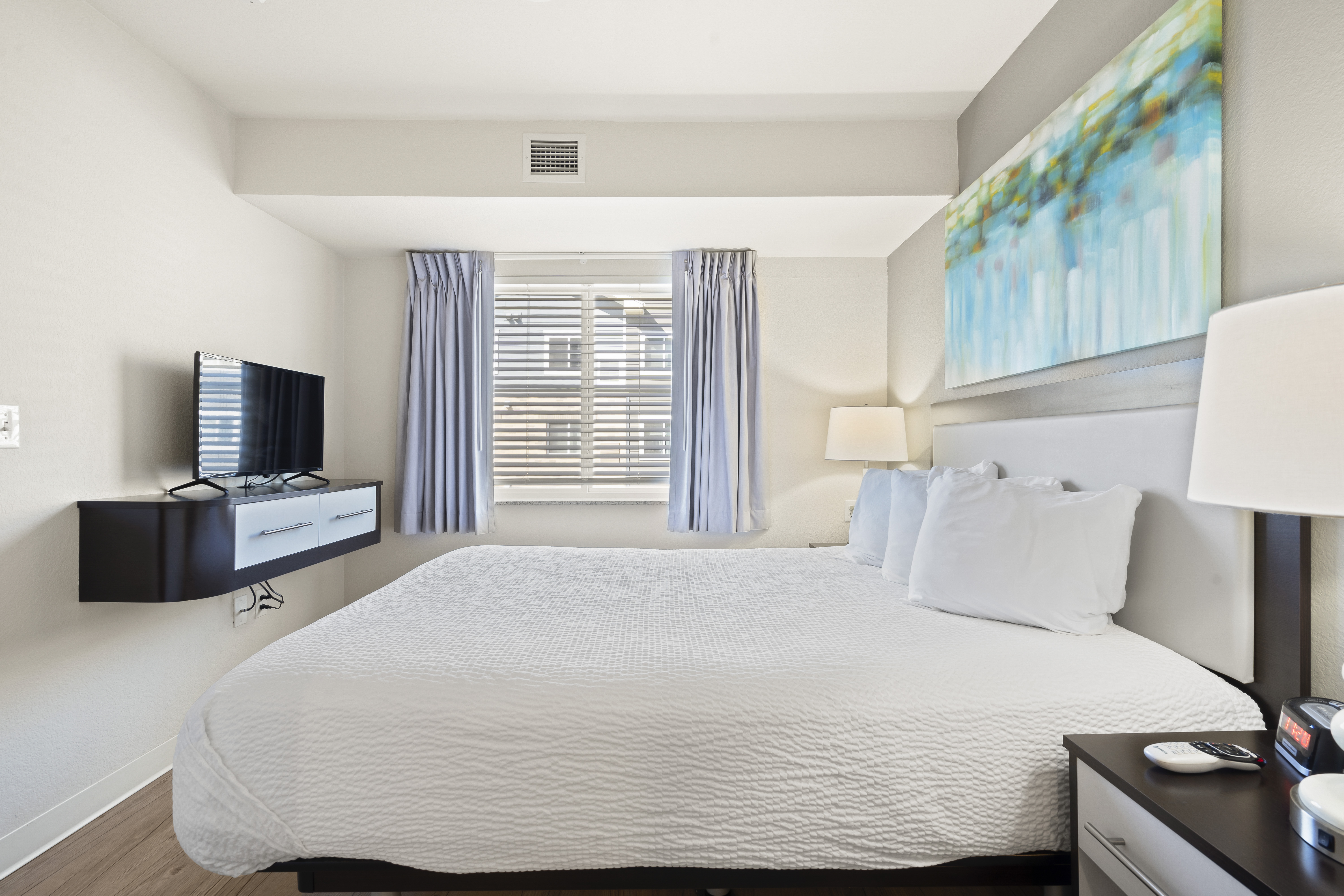 Guest room at the WaterWalk Extended Stay Kansas City - Overland Pk in Overland Park, Kansas
